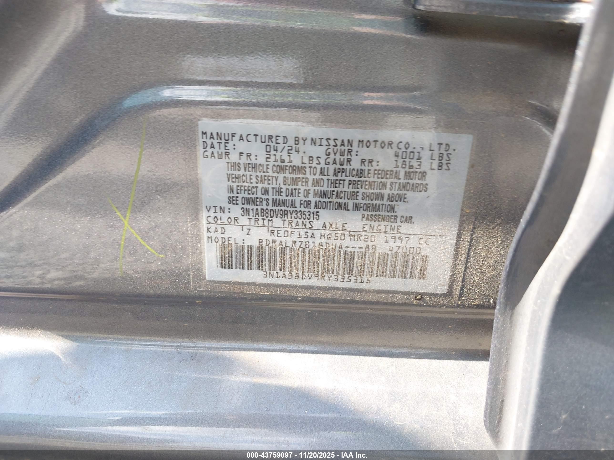 NISSAN SENTRA image 9