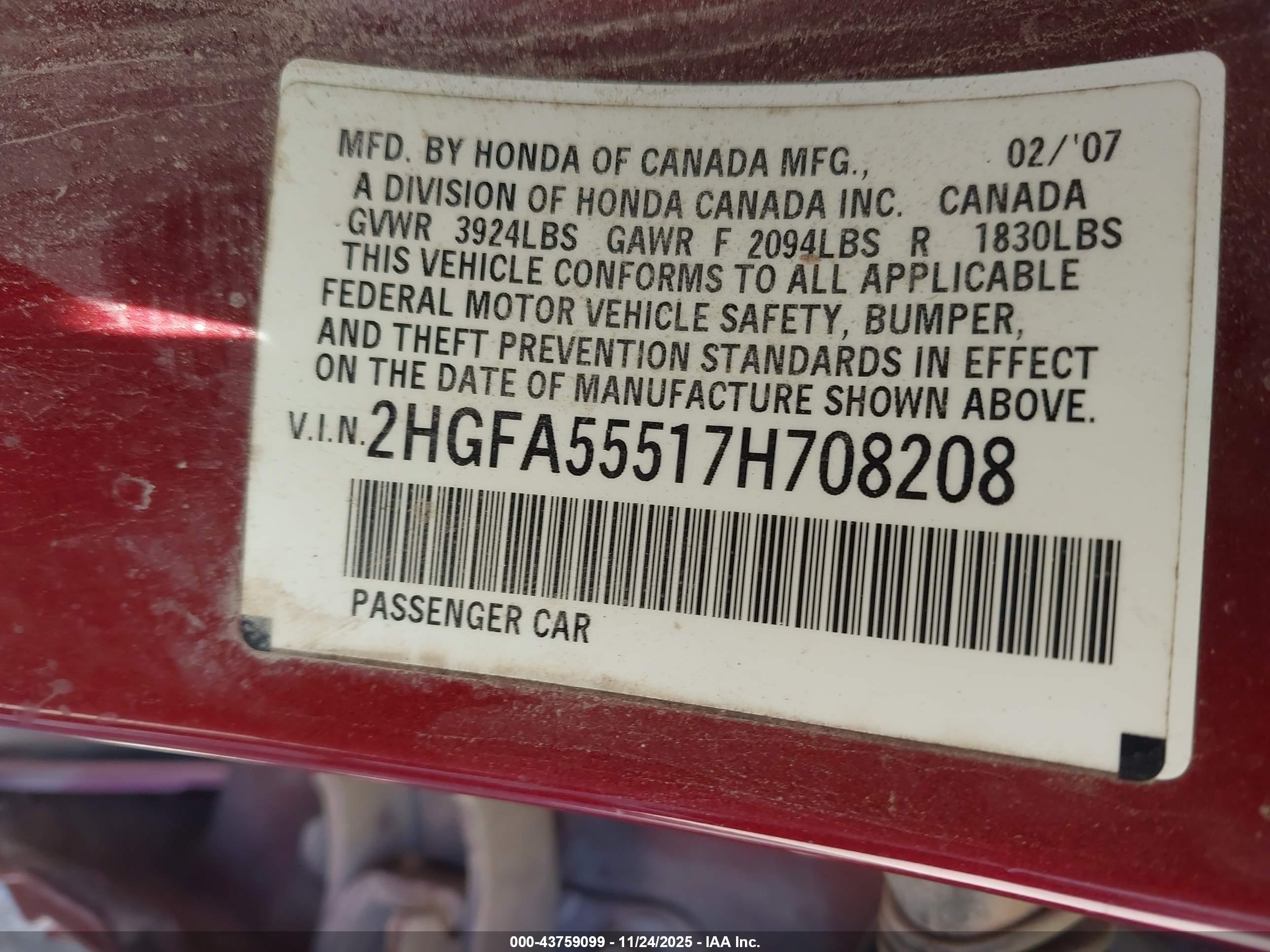 HONDA CIVIC image 9