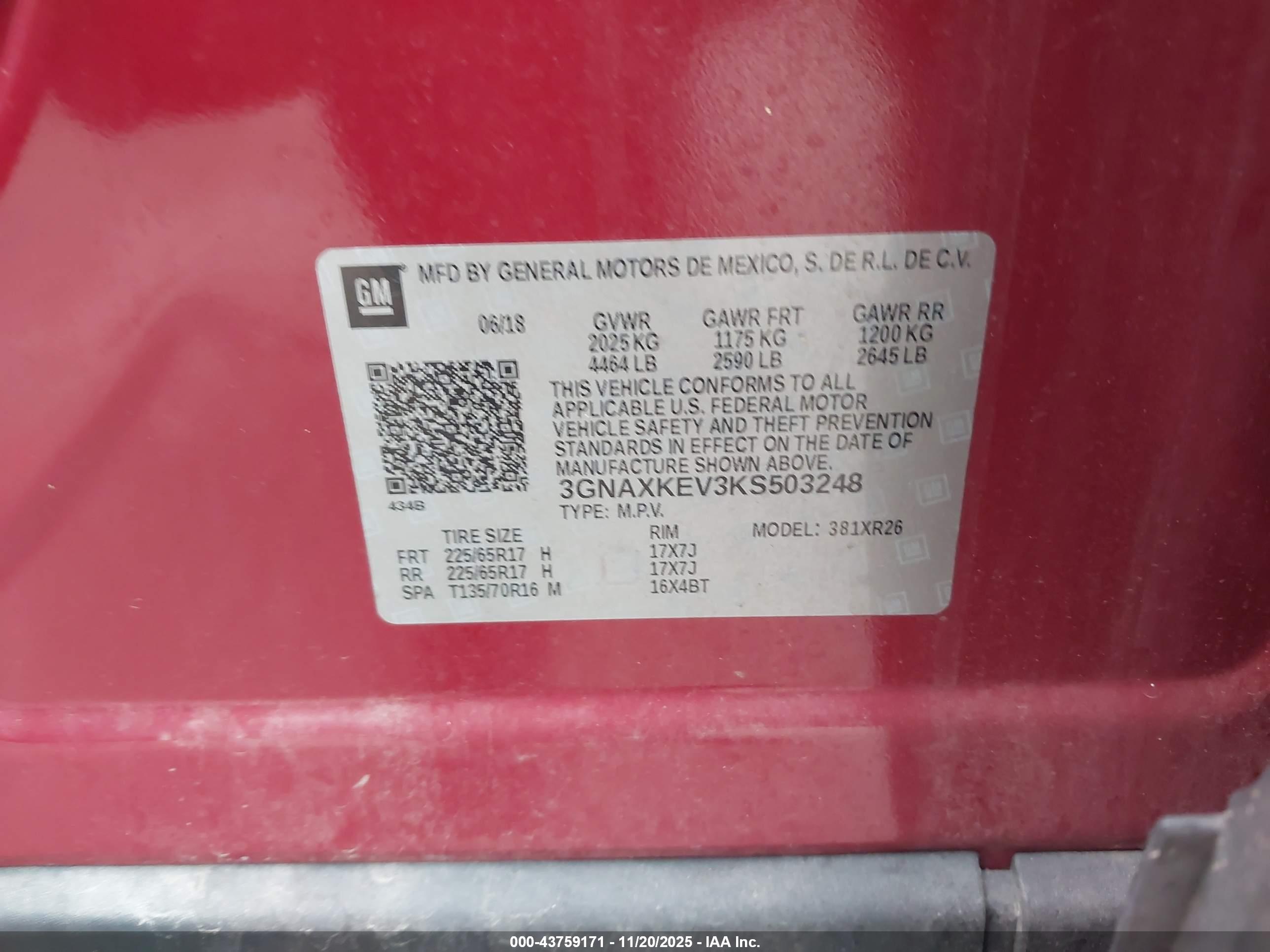 CHEVROLET EQUINOX image 9