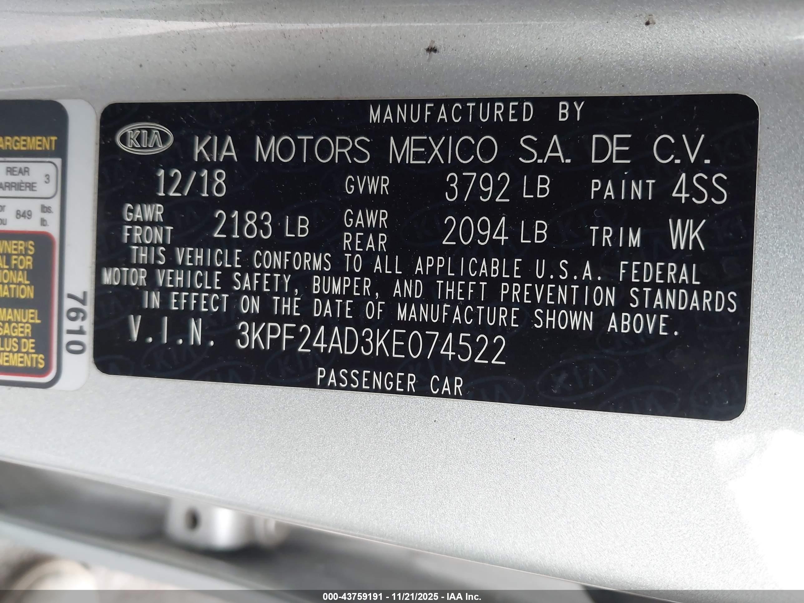 KIA FORTE image 9
