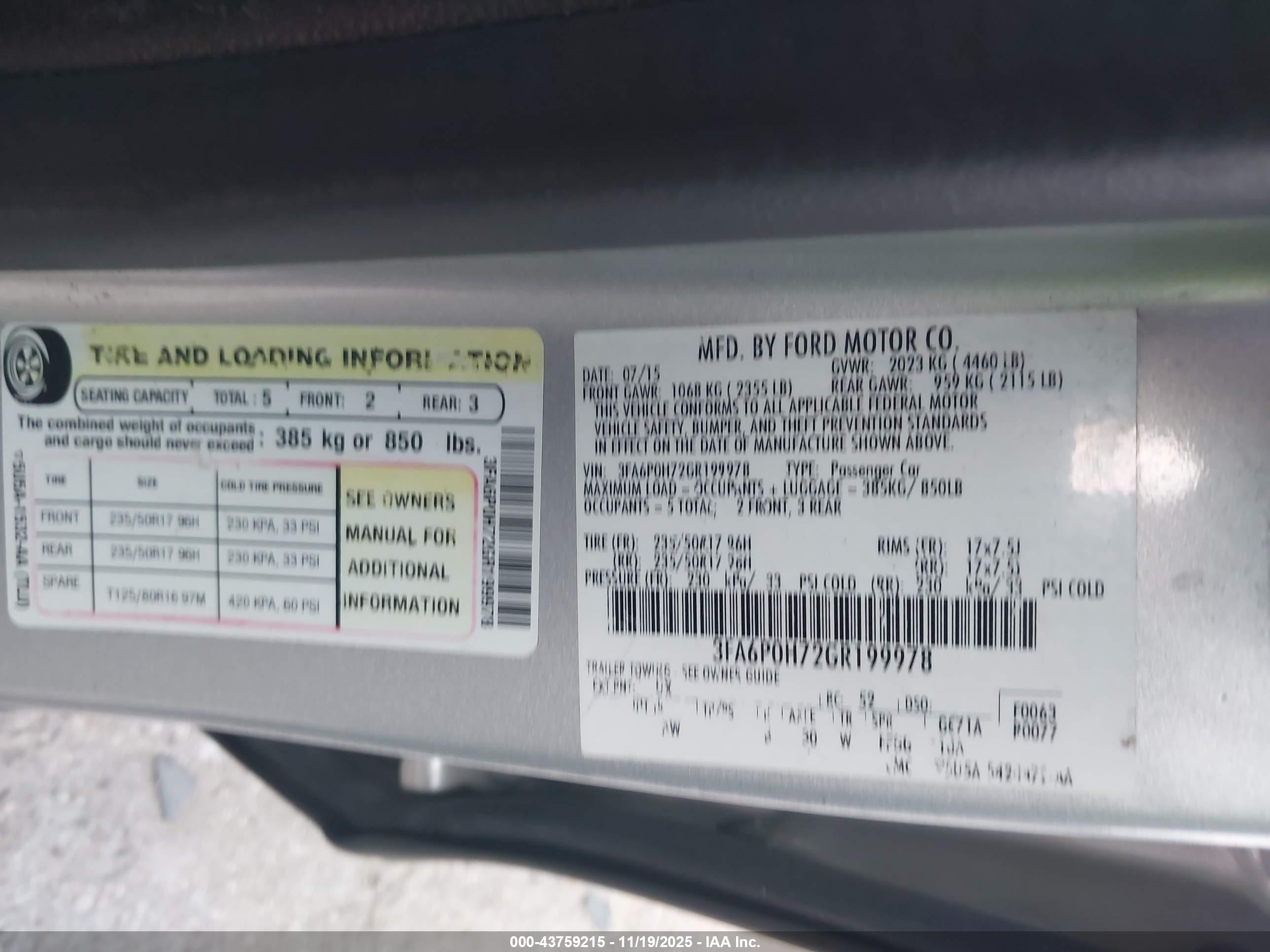FORD FUSION image 9