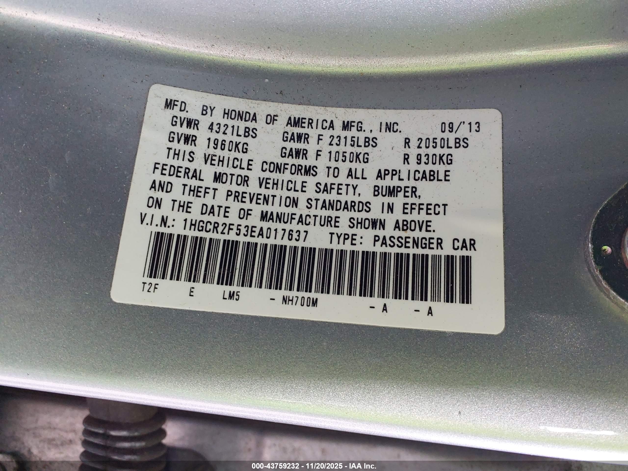 HONDA ACCORD image 9
