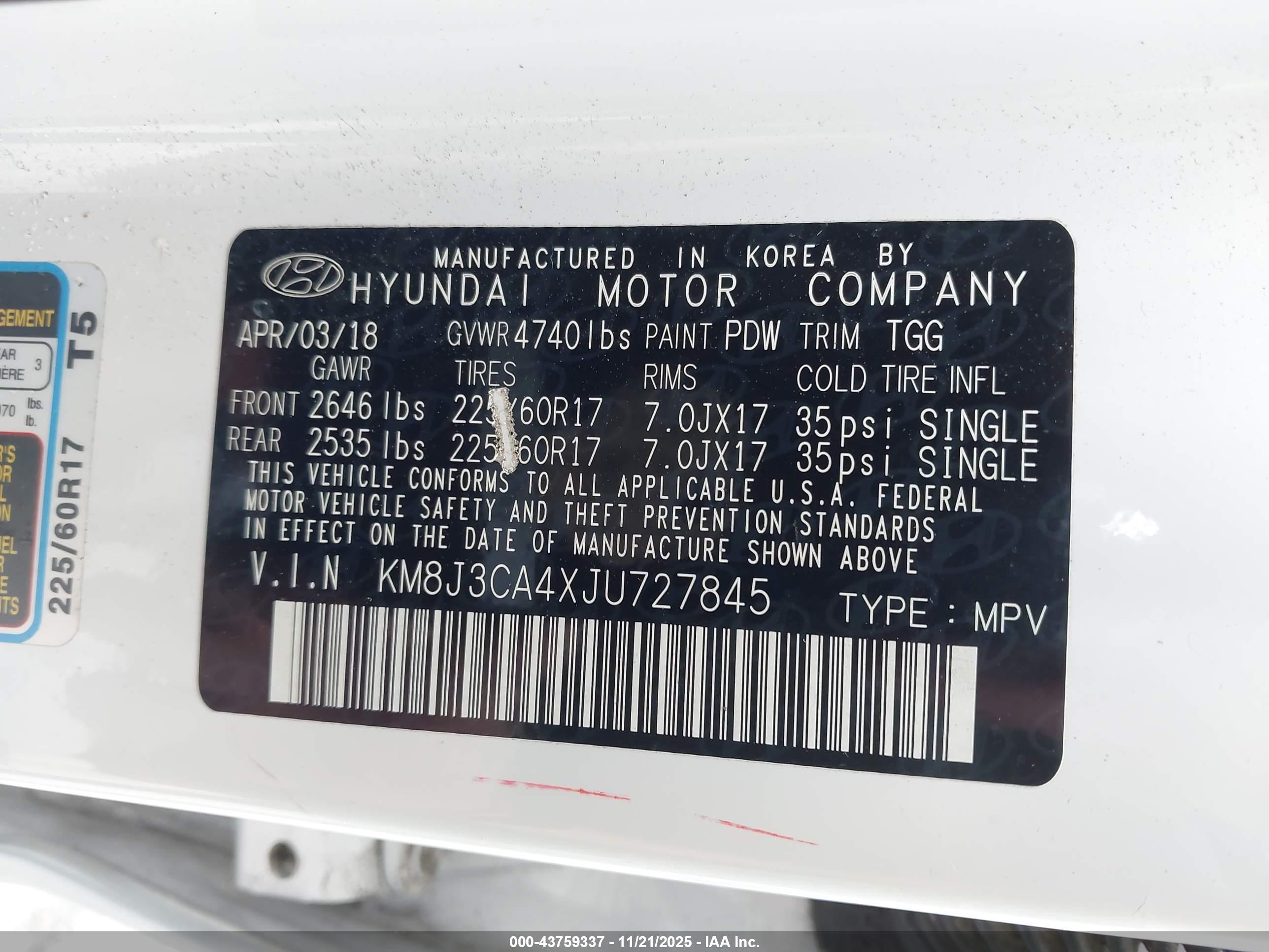 HYUNDAI TUCSON image 9