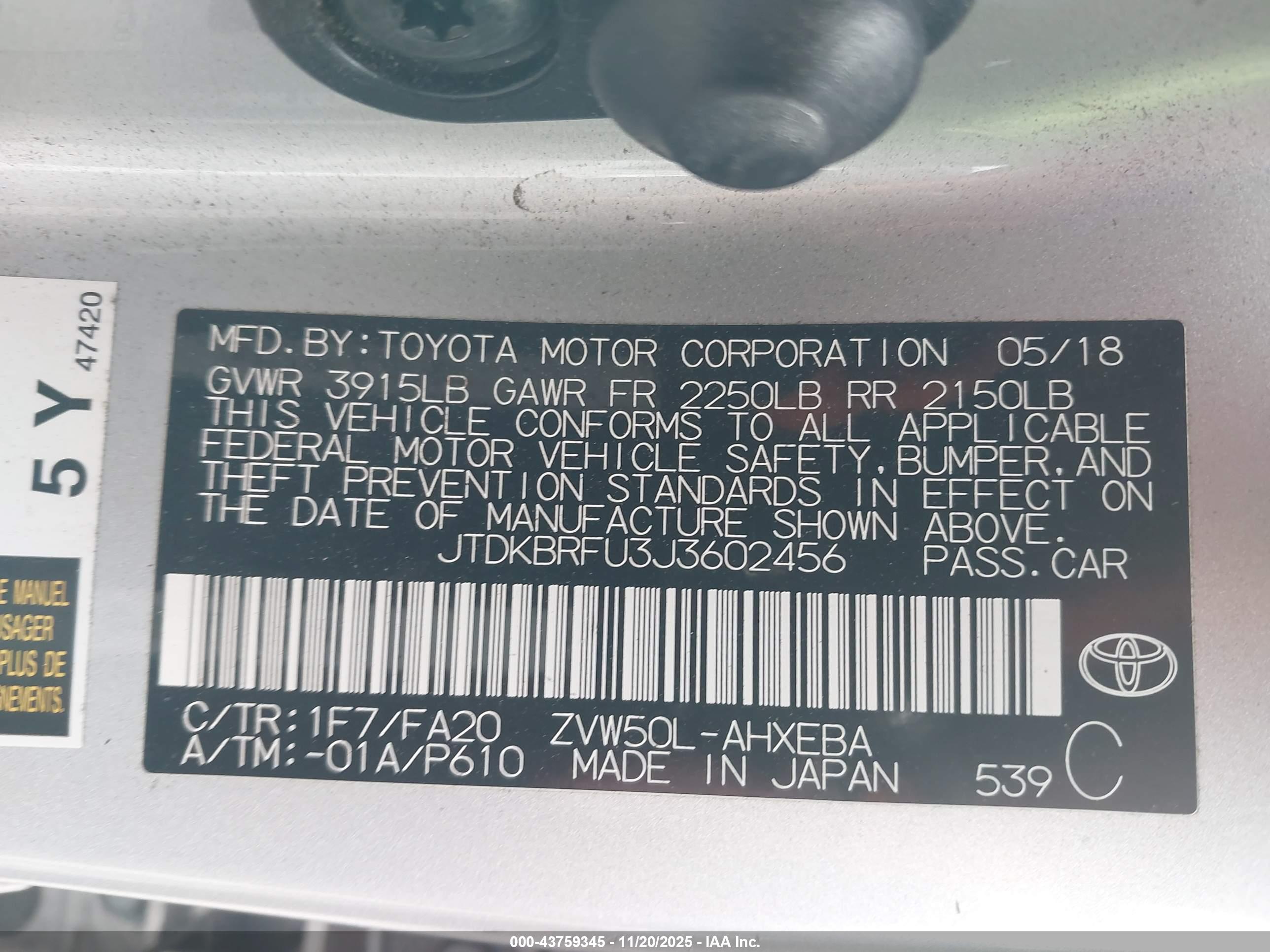 TOYOTA PRIUS image 9