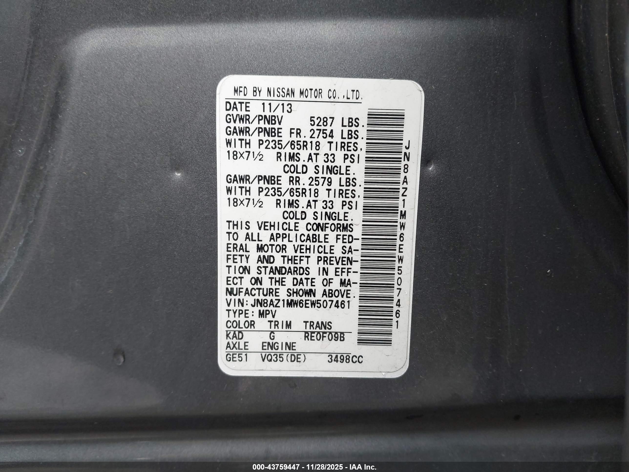NISSAN MURANO image 9