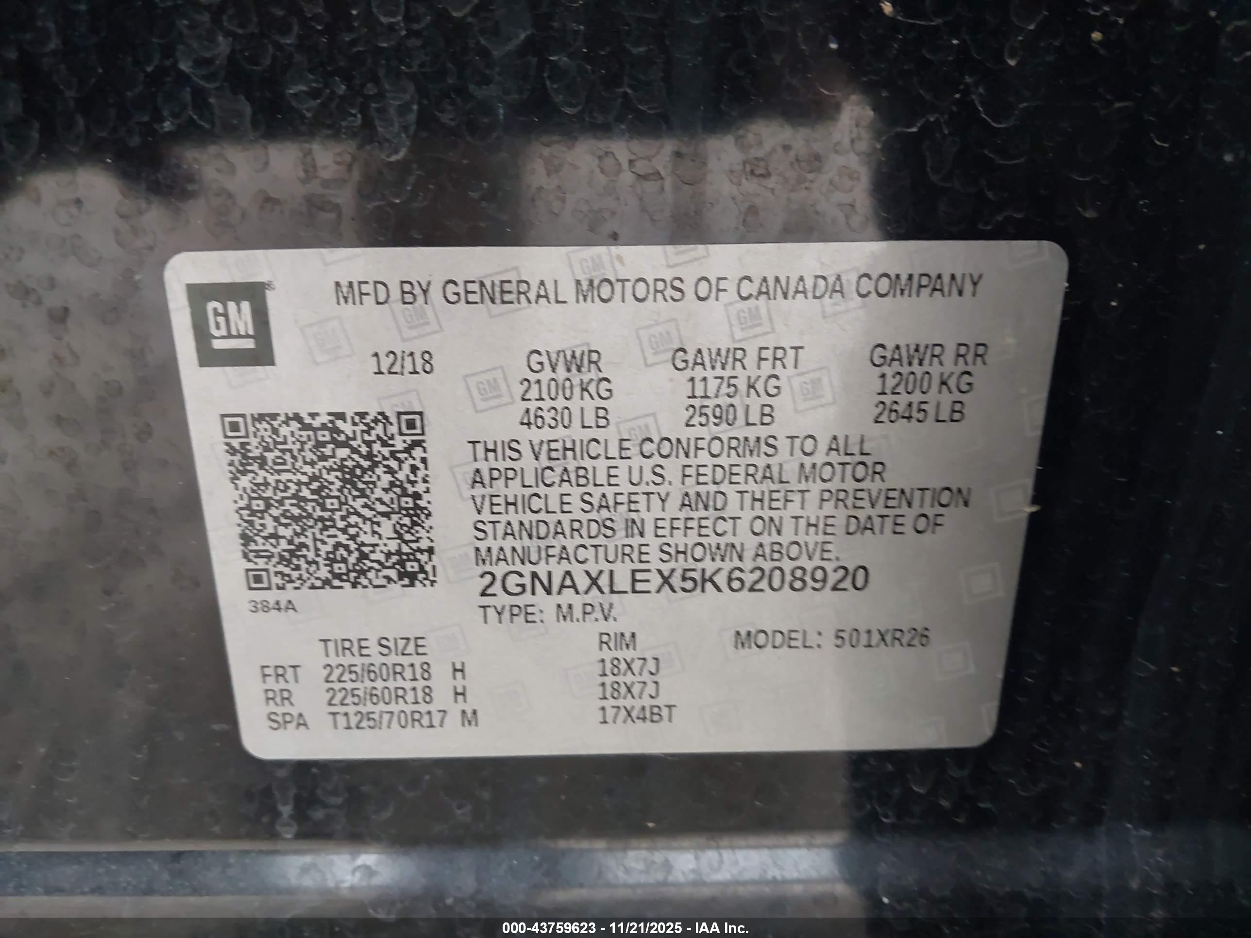 CHEVROLET EQUINOX image 9