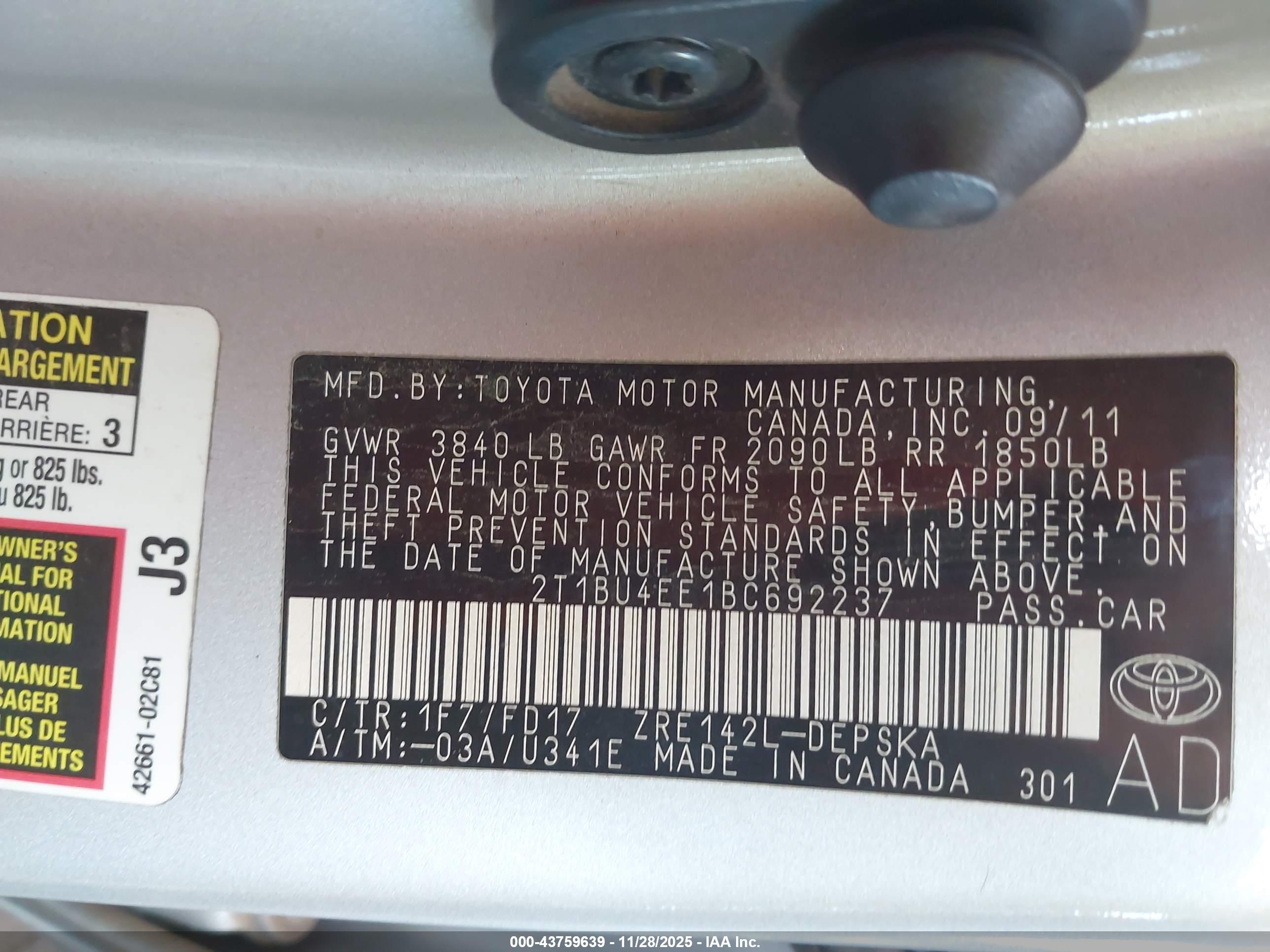TOYOTA COROLLA image 9