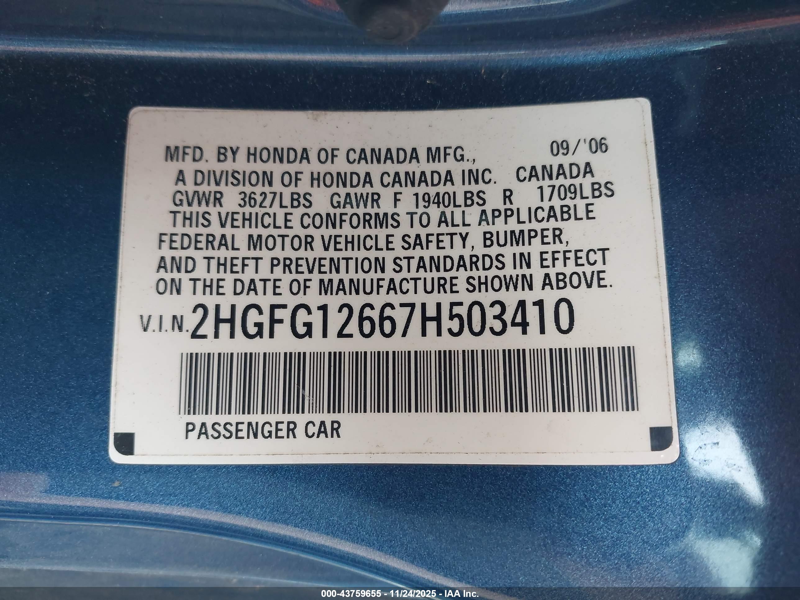 HONDA CIVIC image 9