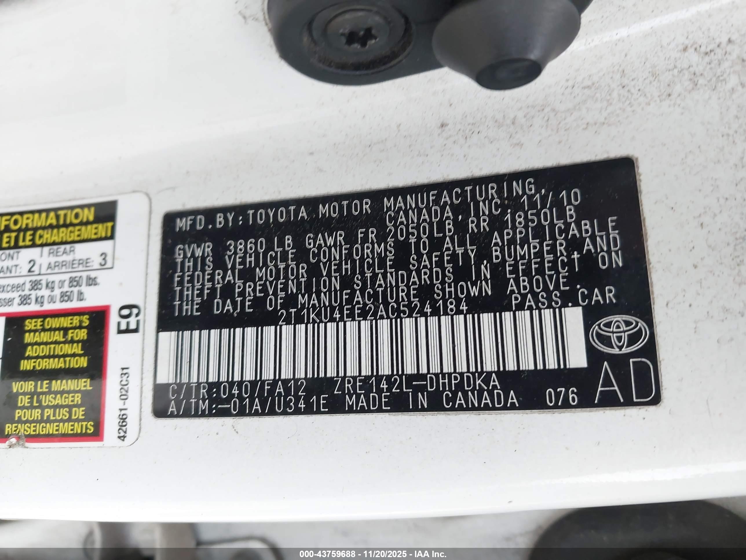 TOYOTA MATRIX image 9