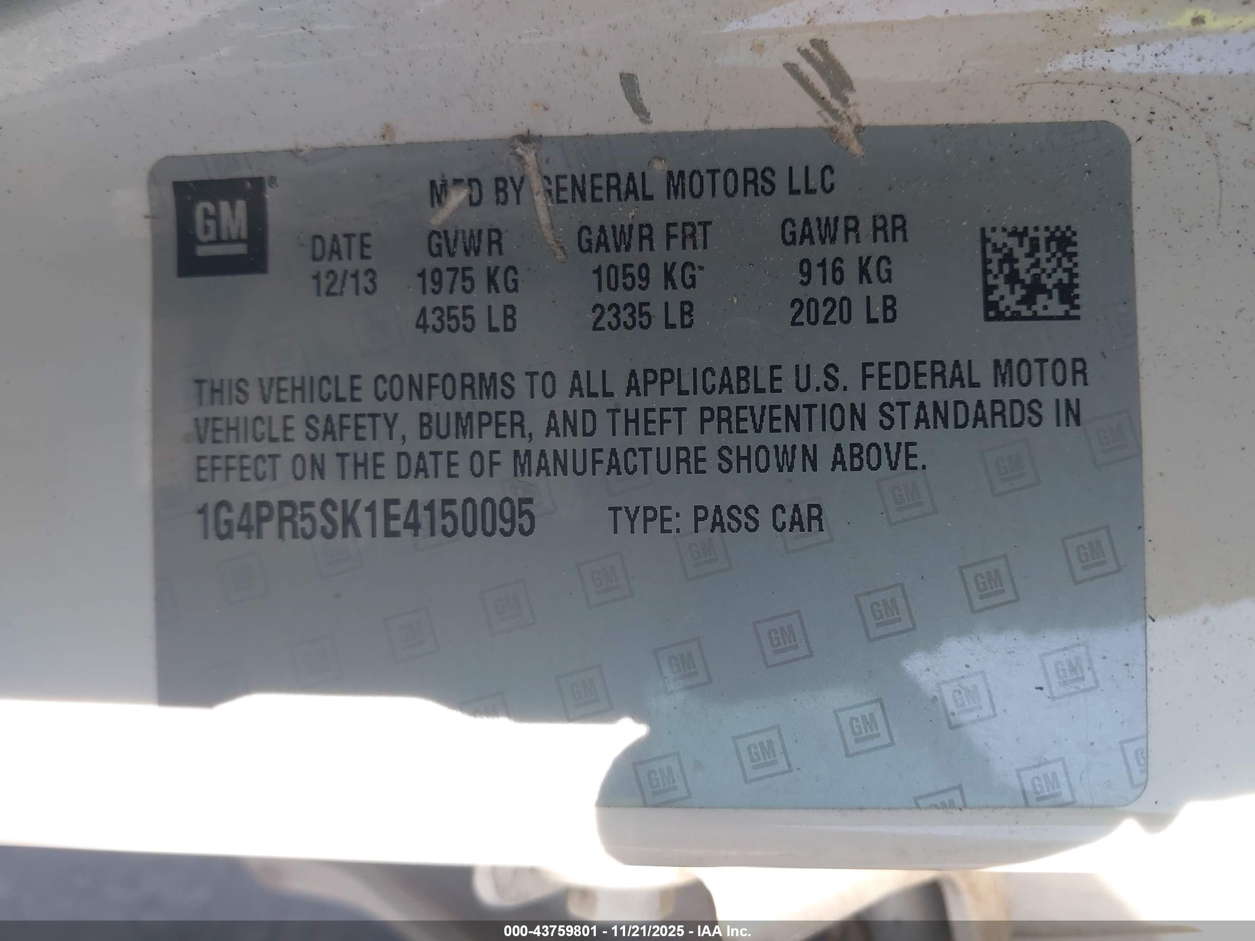 BUICK VERANO image 9