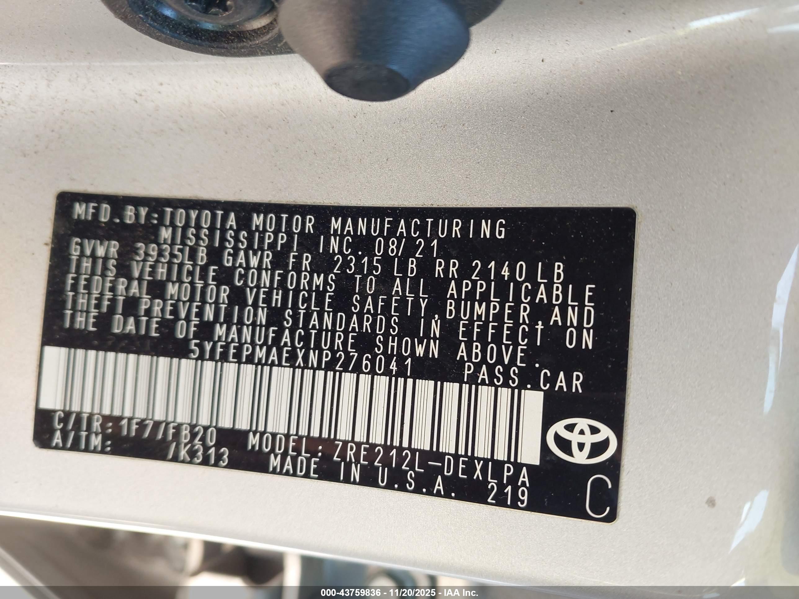 TOYOTA COROLLA image 9