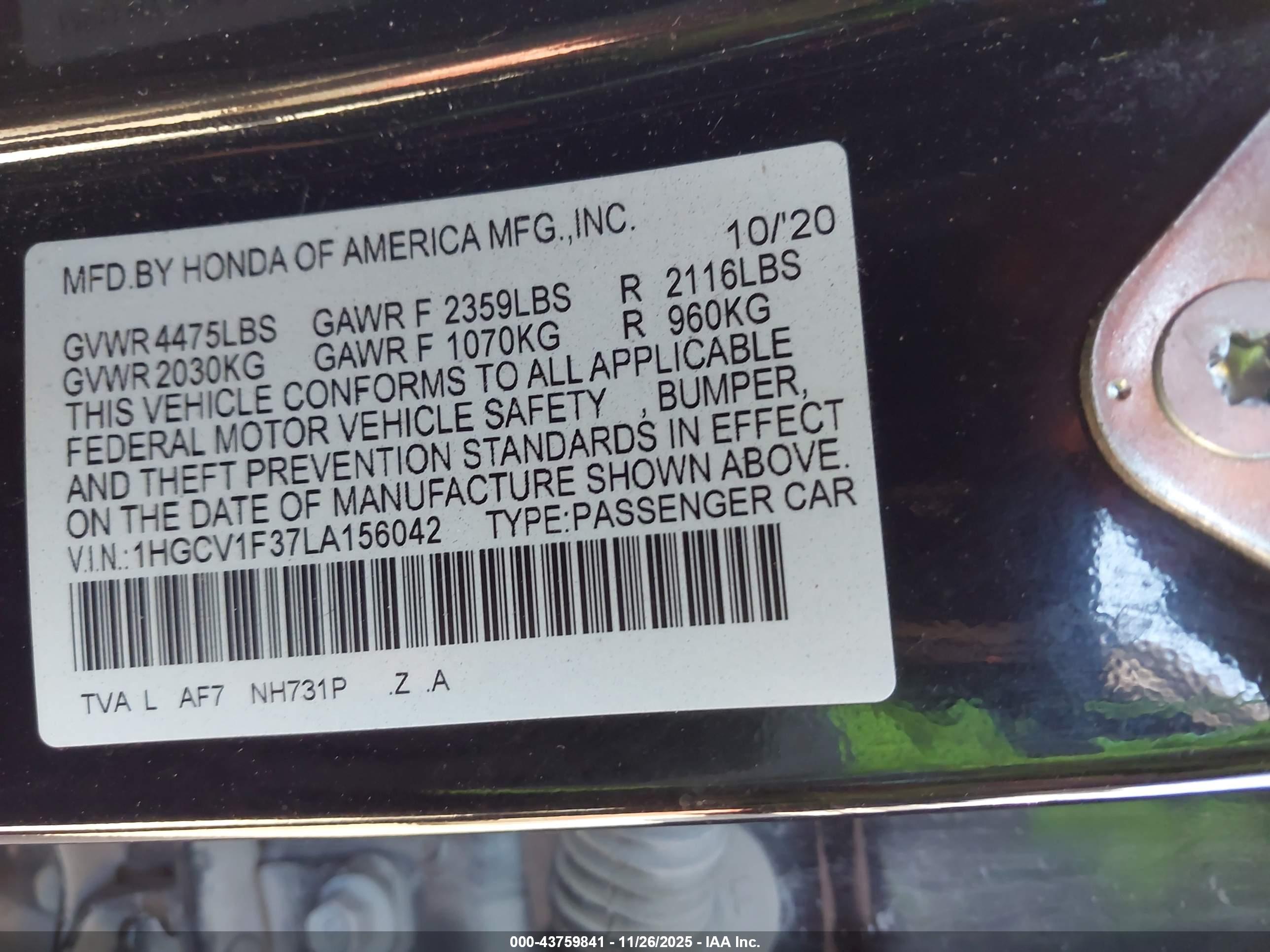 HONDA ACCORD image 9