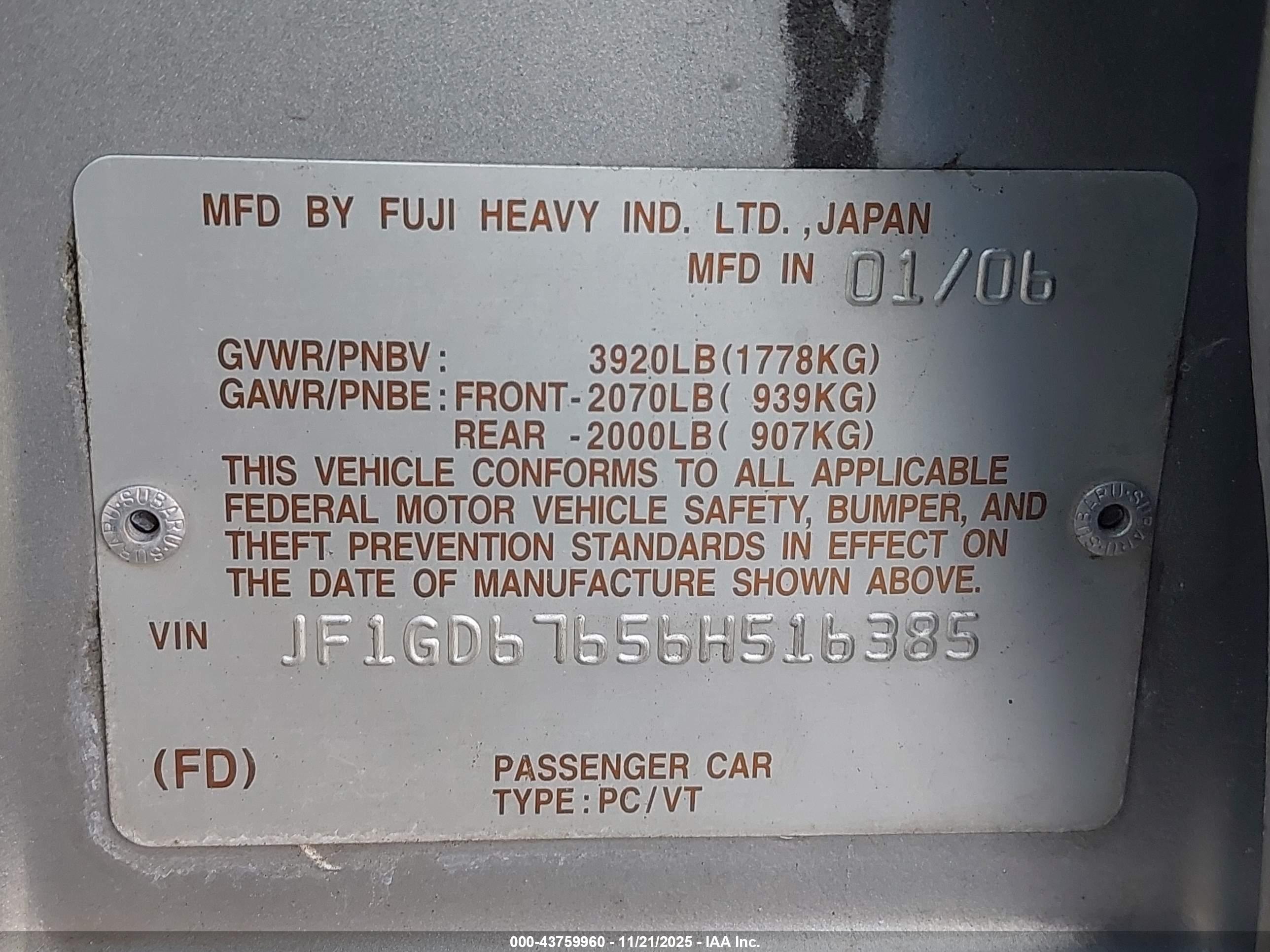 SUBARU IMPREZA image 9