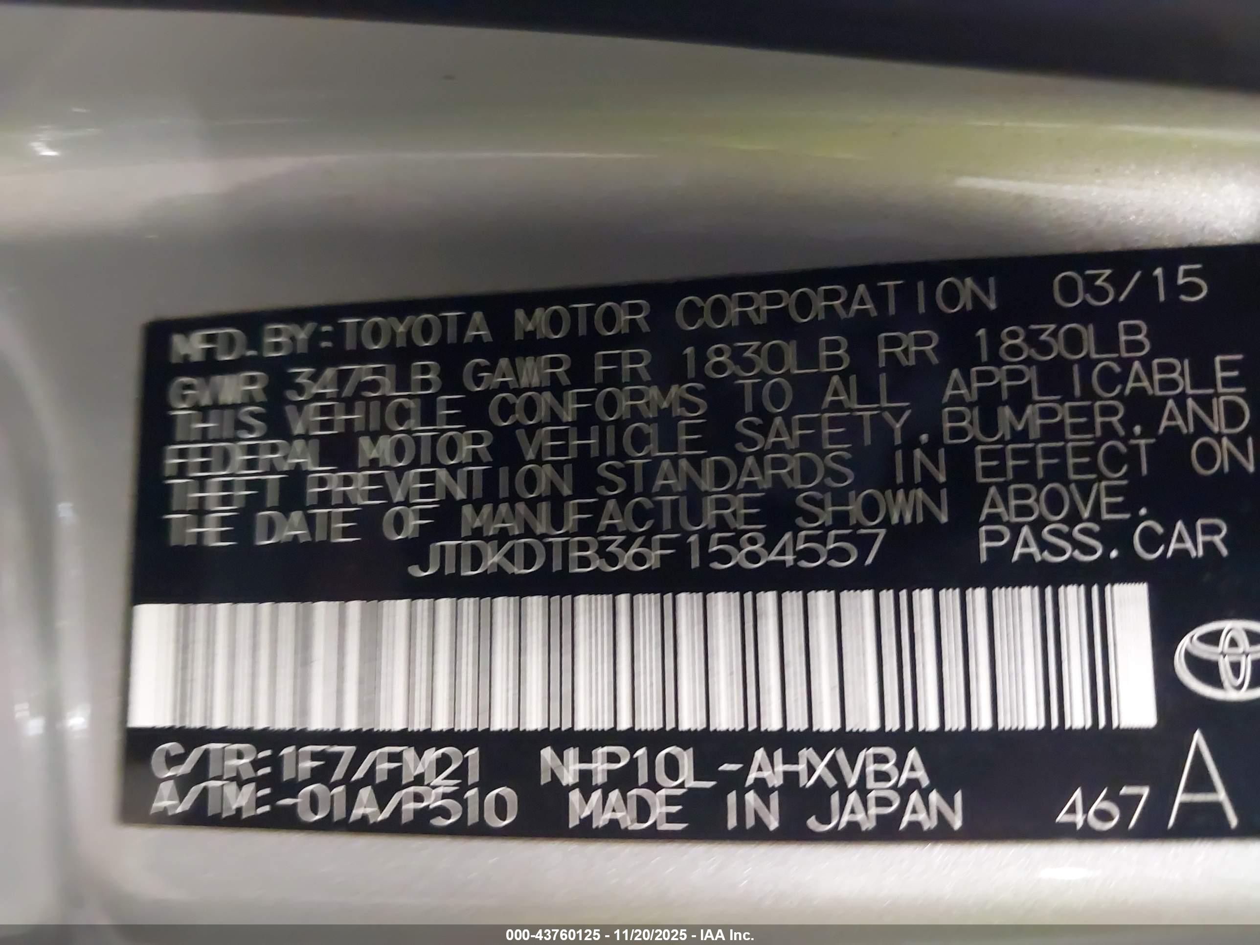 TOYOTA PRIUS image 9