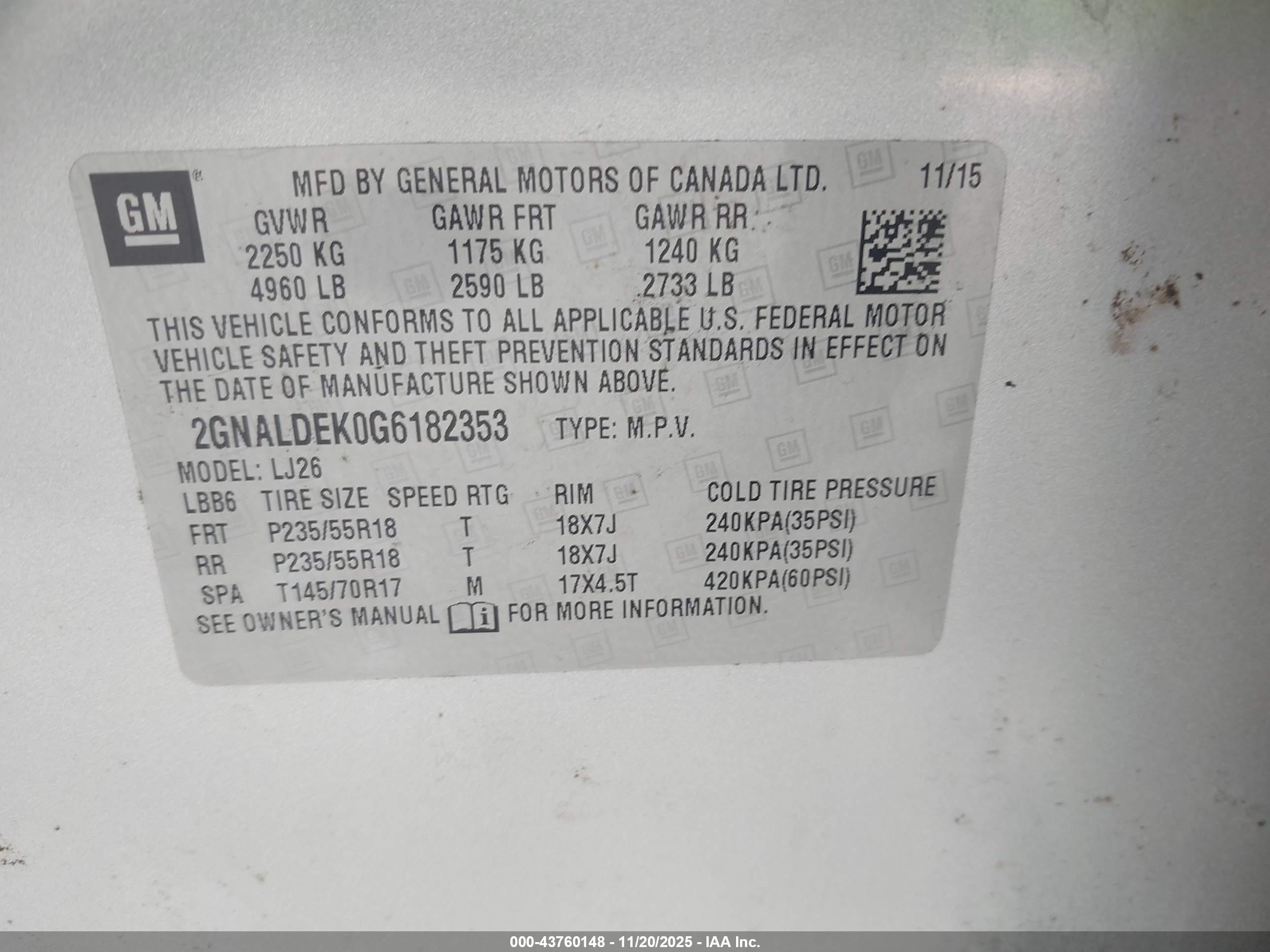 CHEVROLET EQUINOX image 9