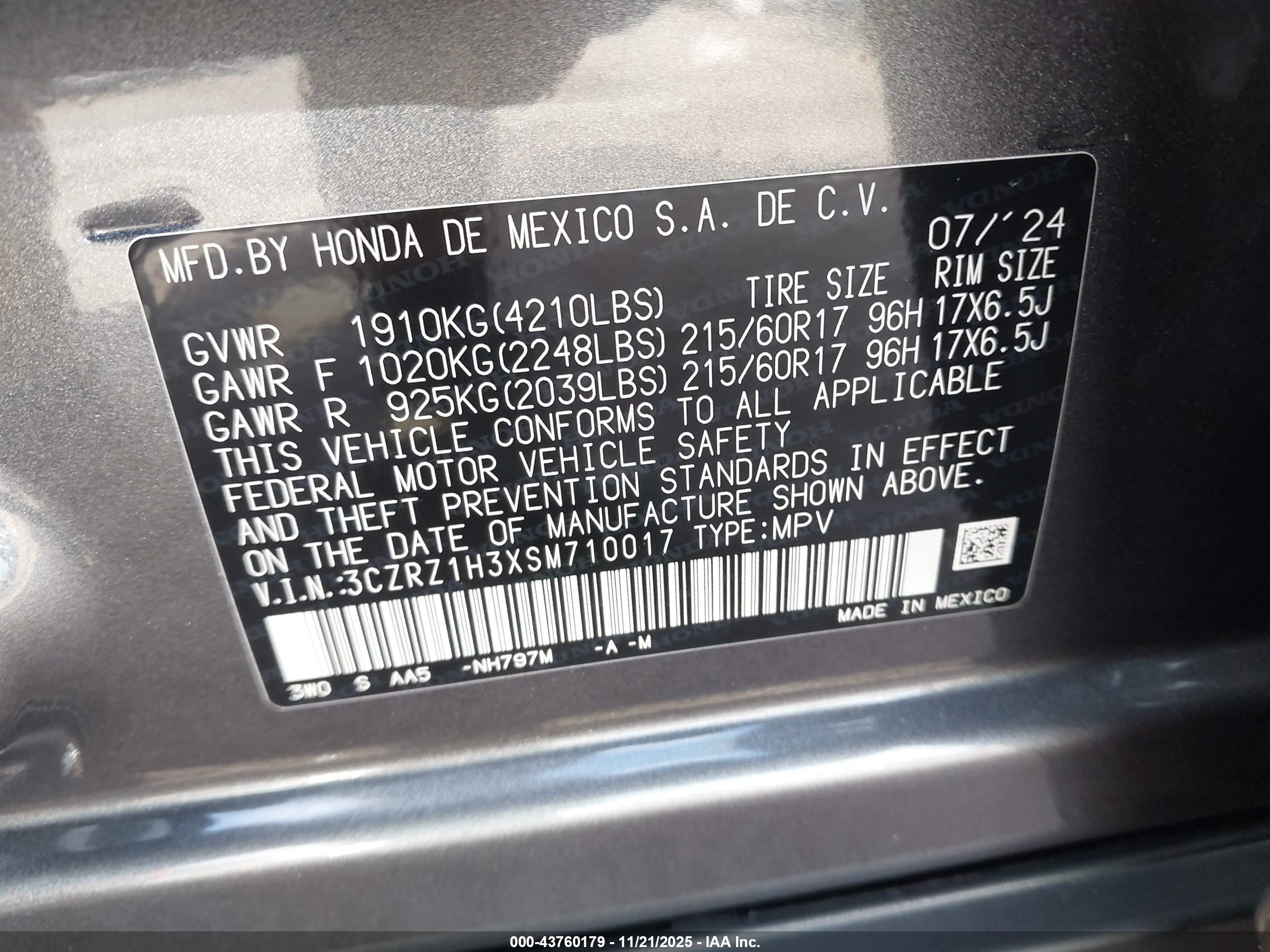 HONDA HR-V image 9