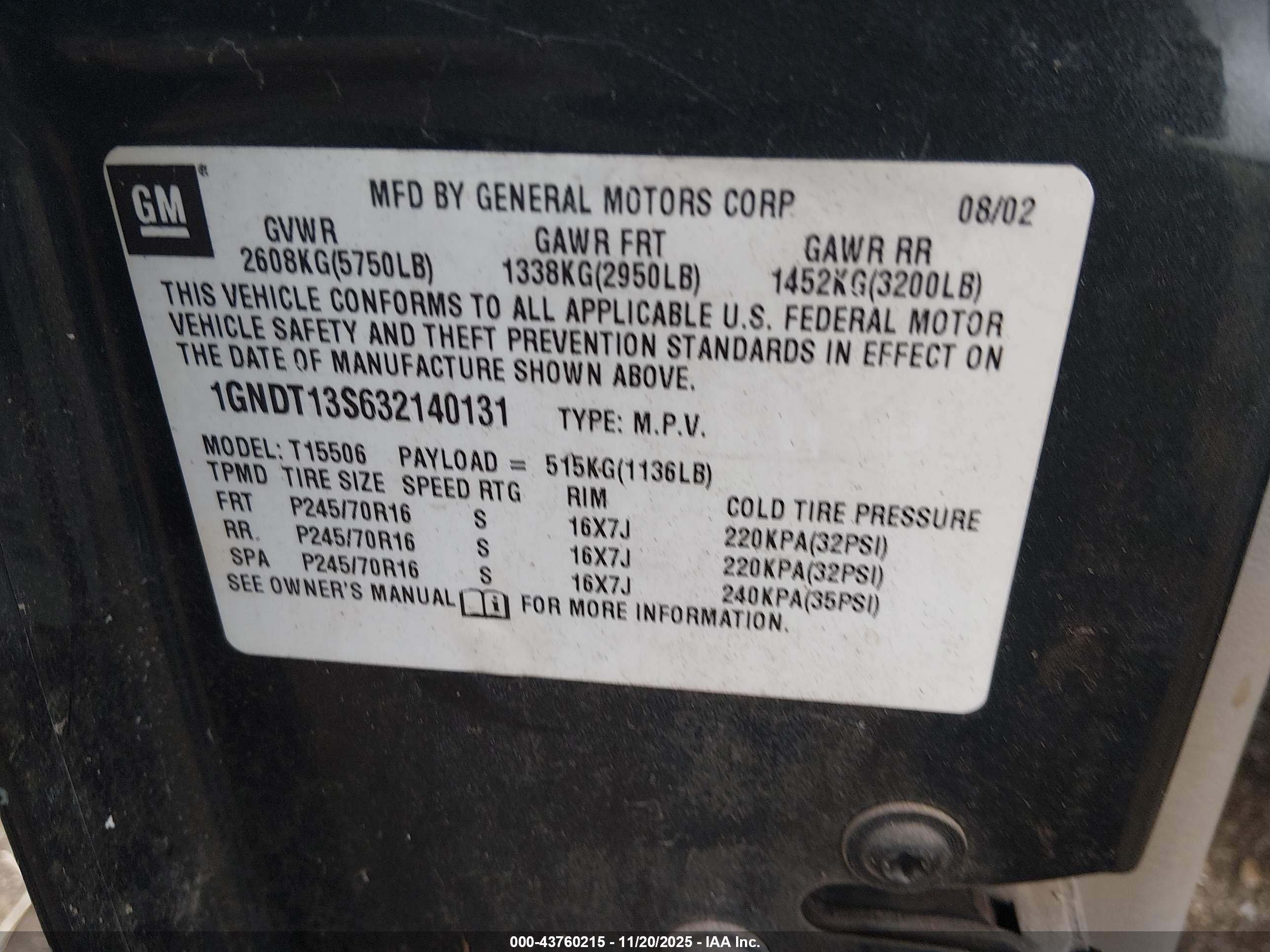 CHEVROLET TRAILBLAZER image 9