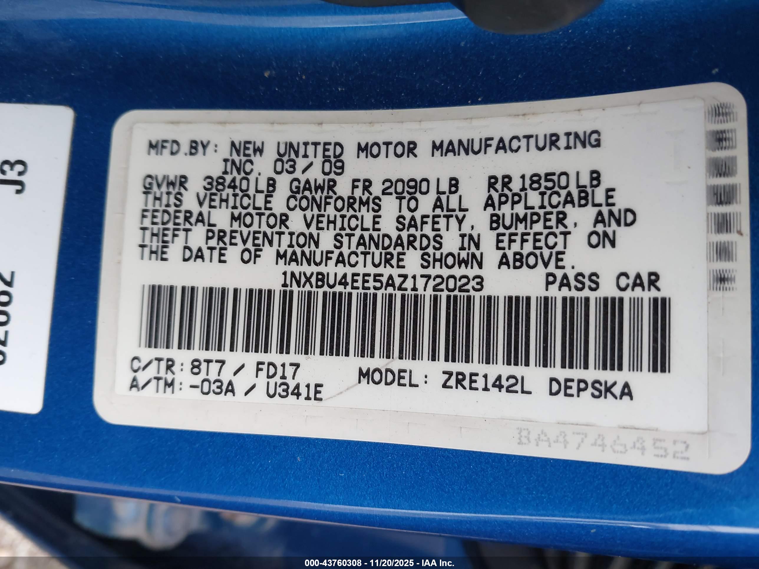 TOYOTA COROLLA image 9