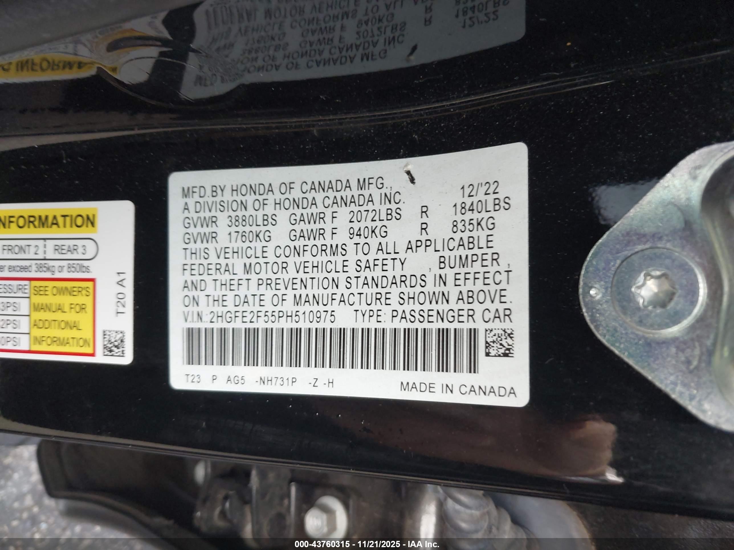 HONDA CIVIC image 9