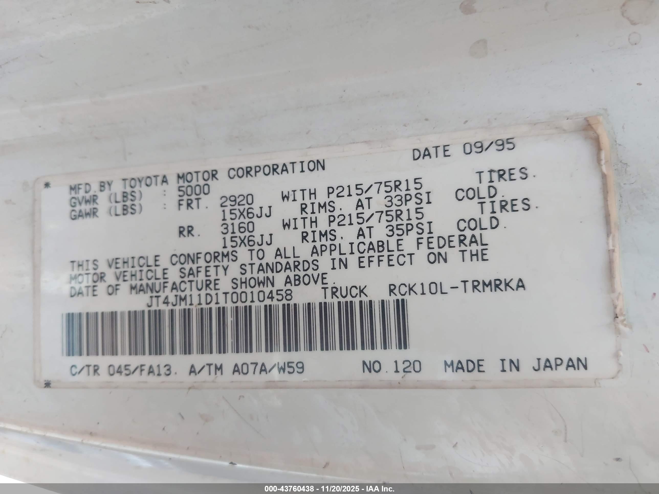 TOYOTA T100 image 9