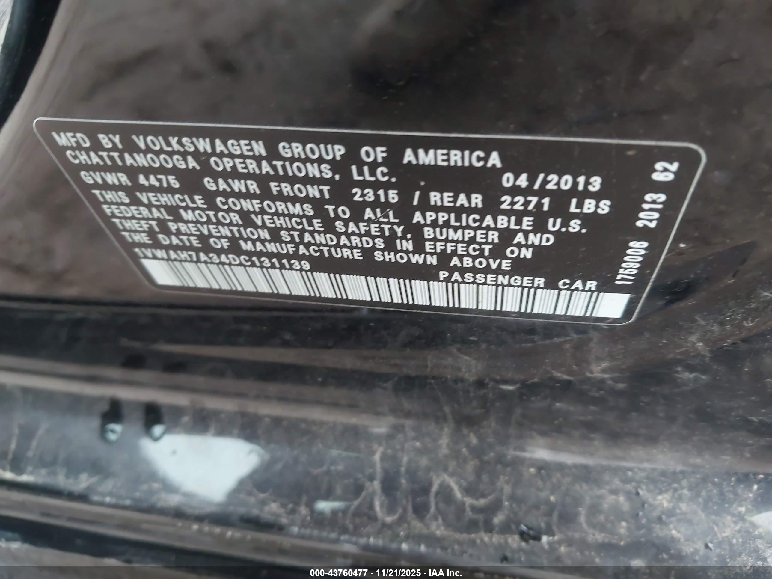 VOLKSWAGEN PASSAT image 9