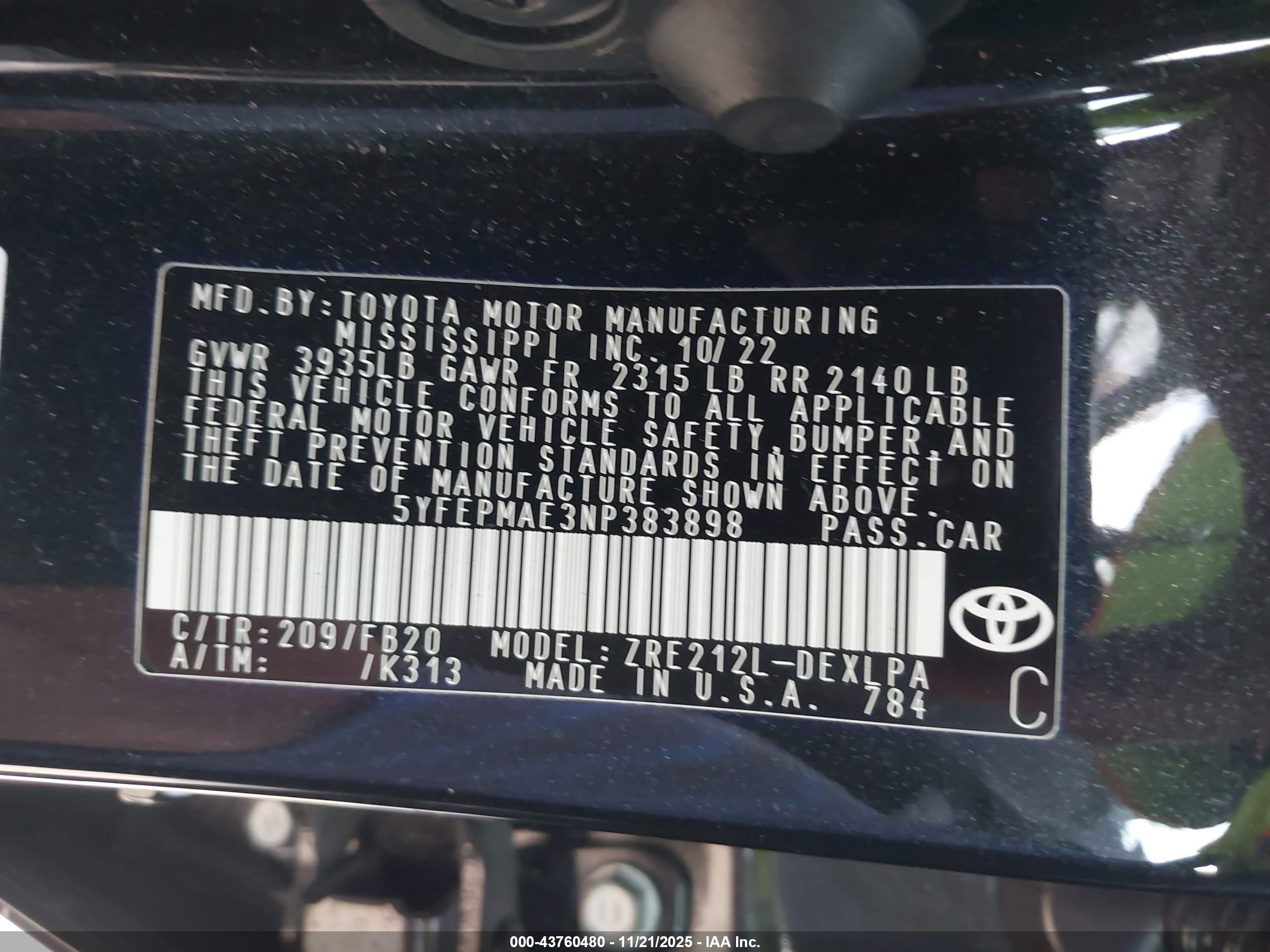 TOYOTA COROLLA image 9