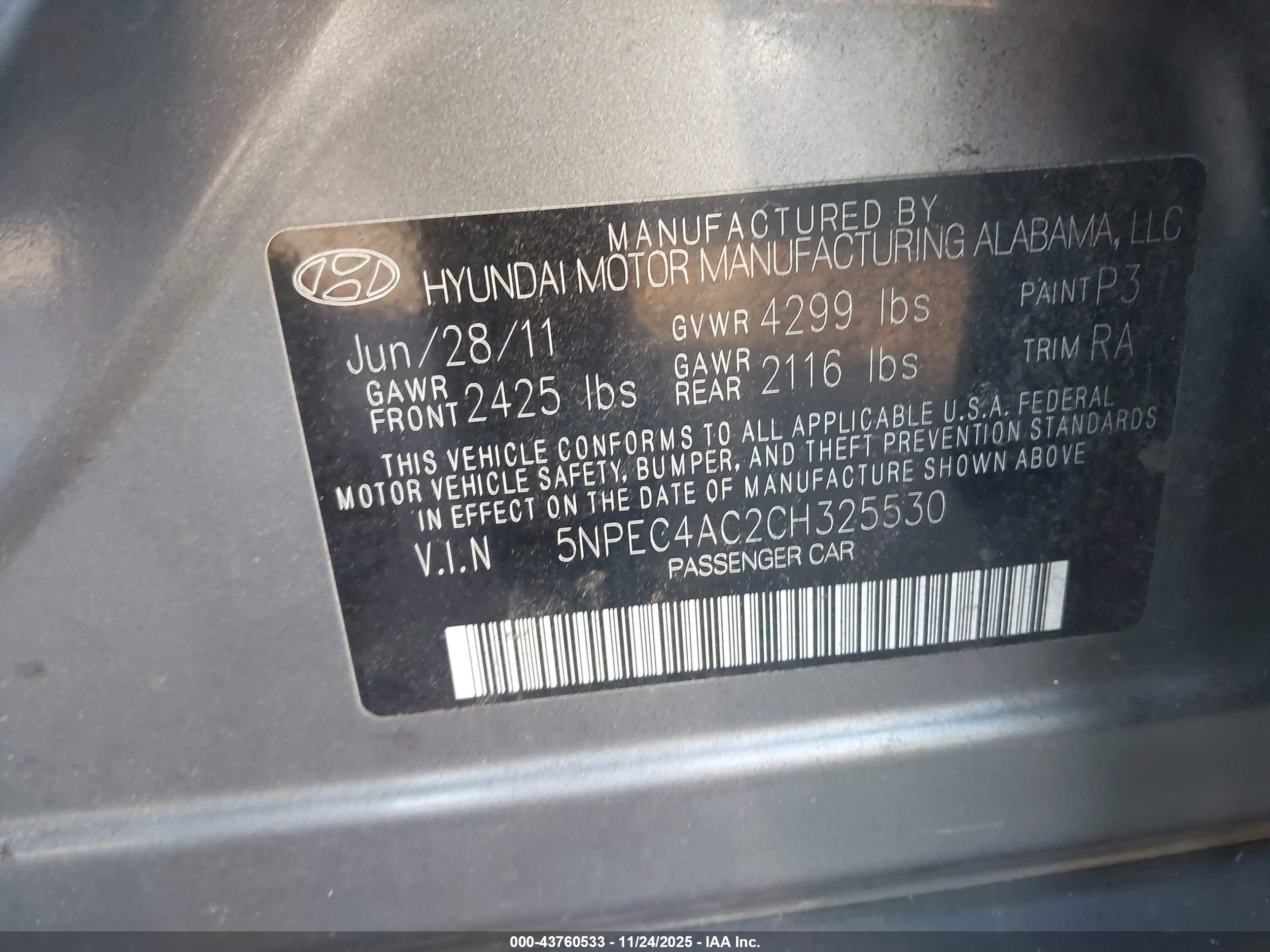 HYUNDAI SONATA image 9