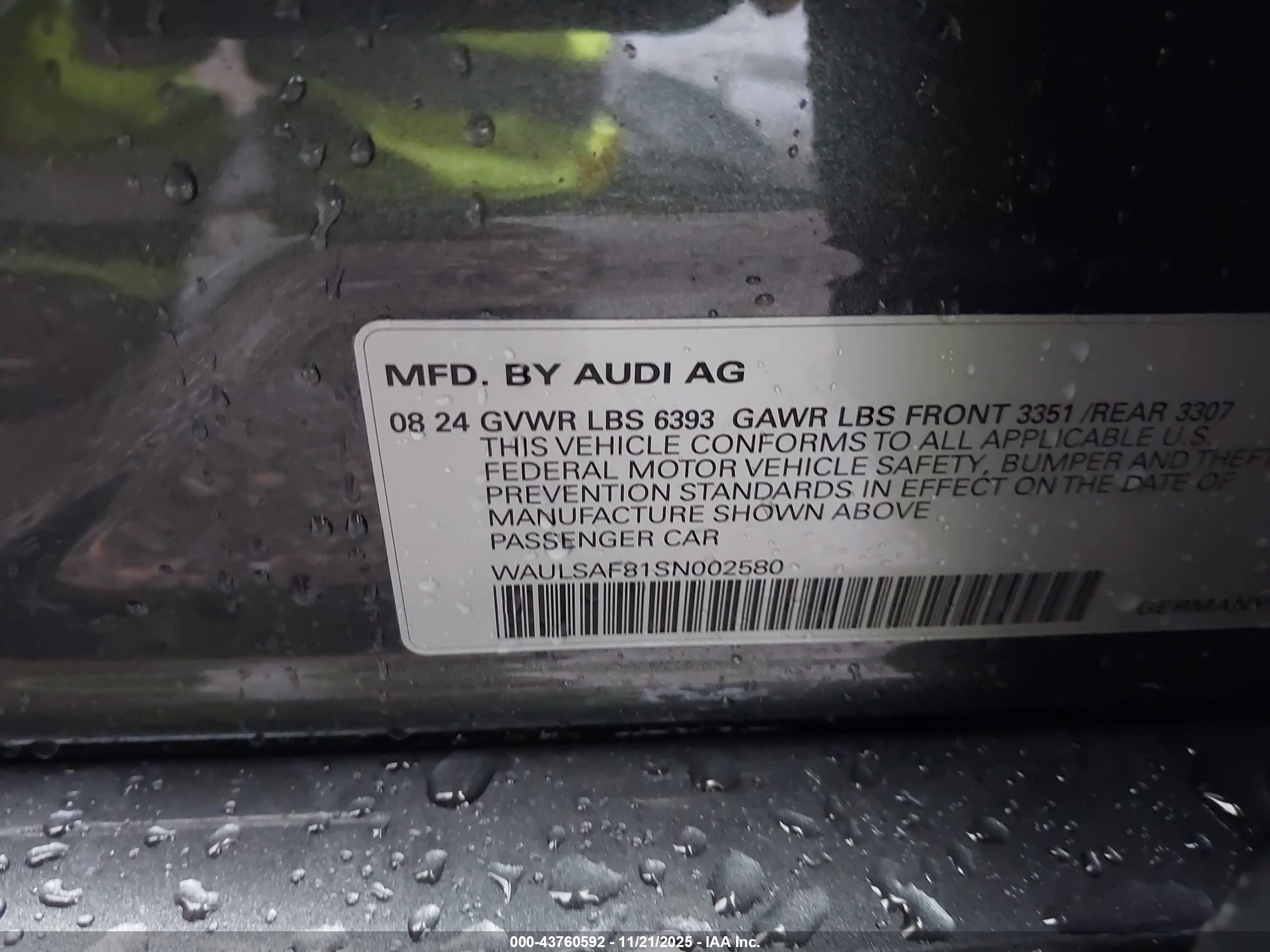 AUDI S8 image 9