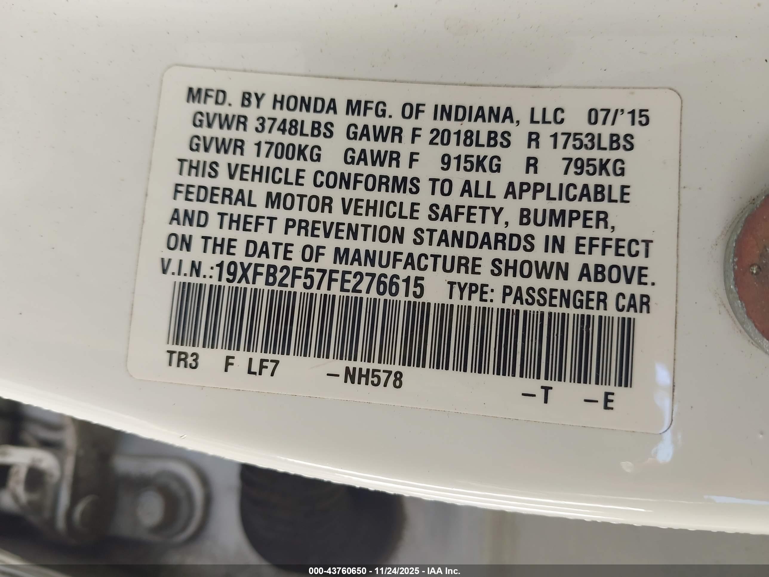 HONDA CIVIC image 9