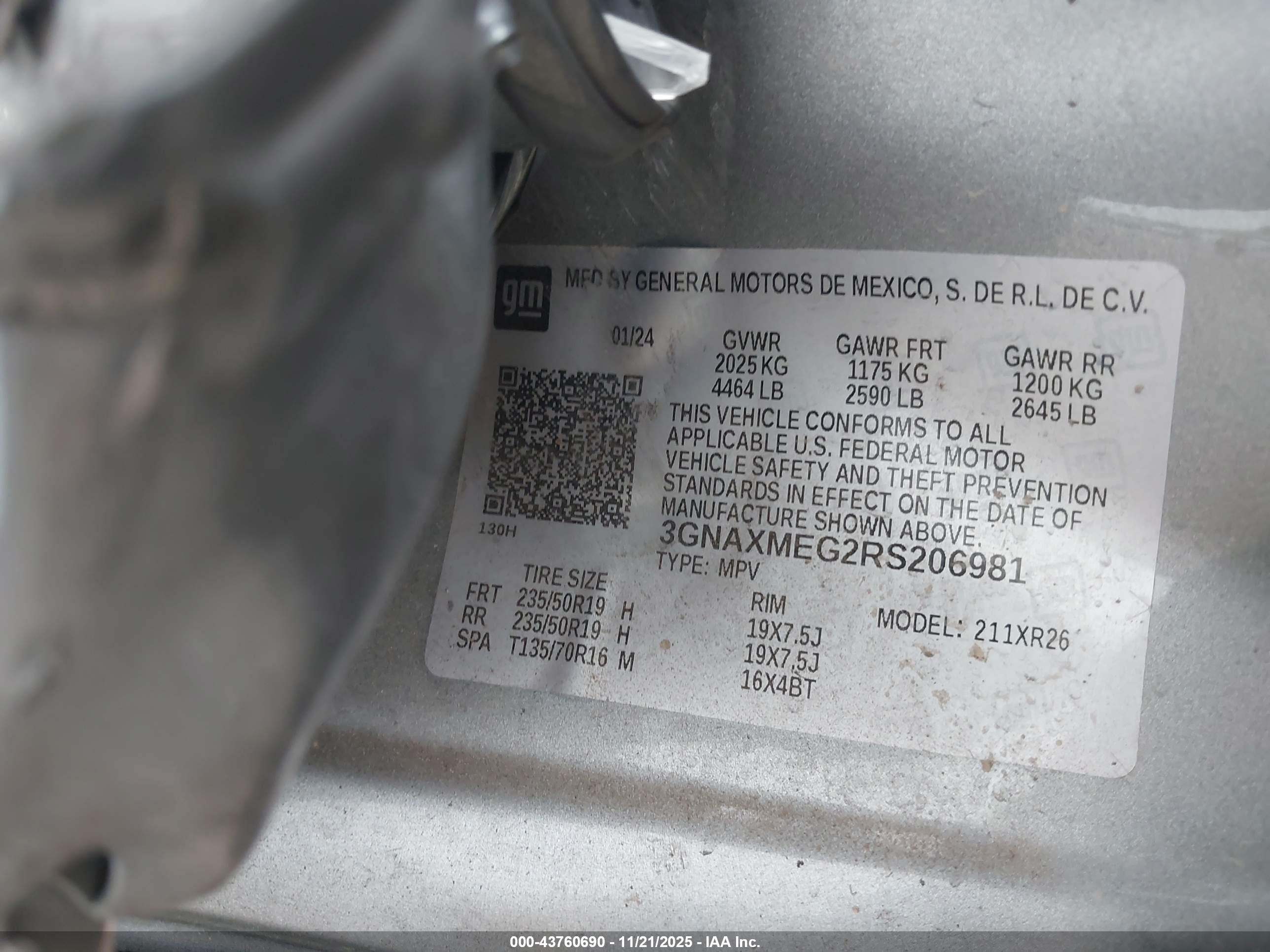 CHEVROLET EQUINOX image 9