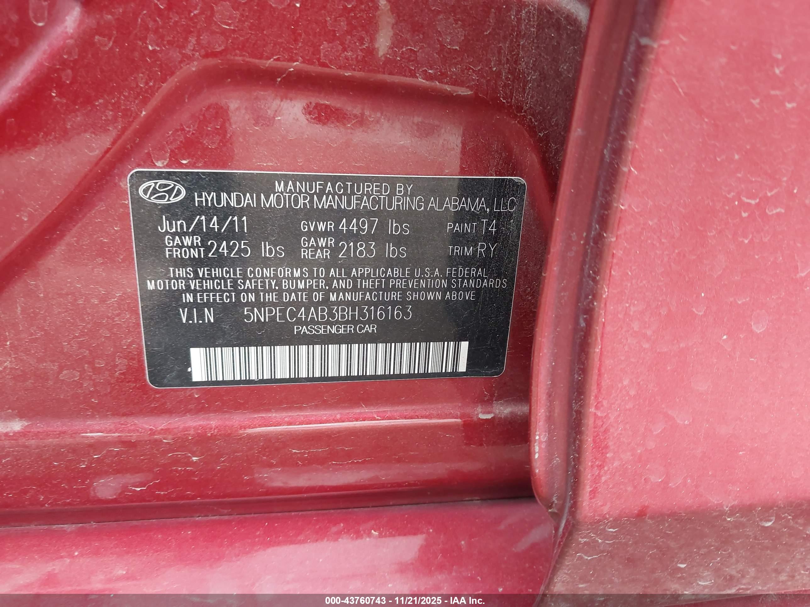 HYUNDAI SONATA image 9