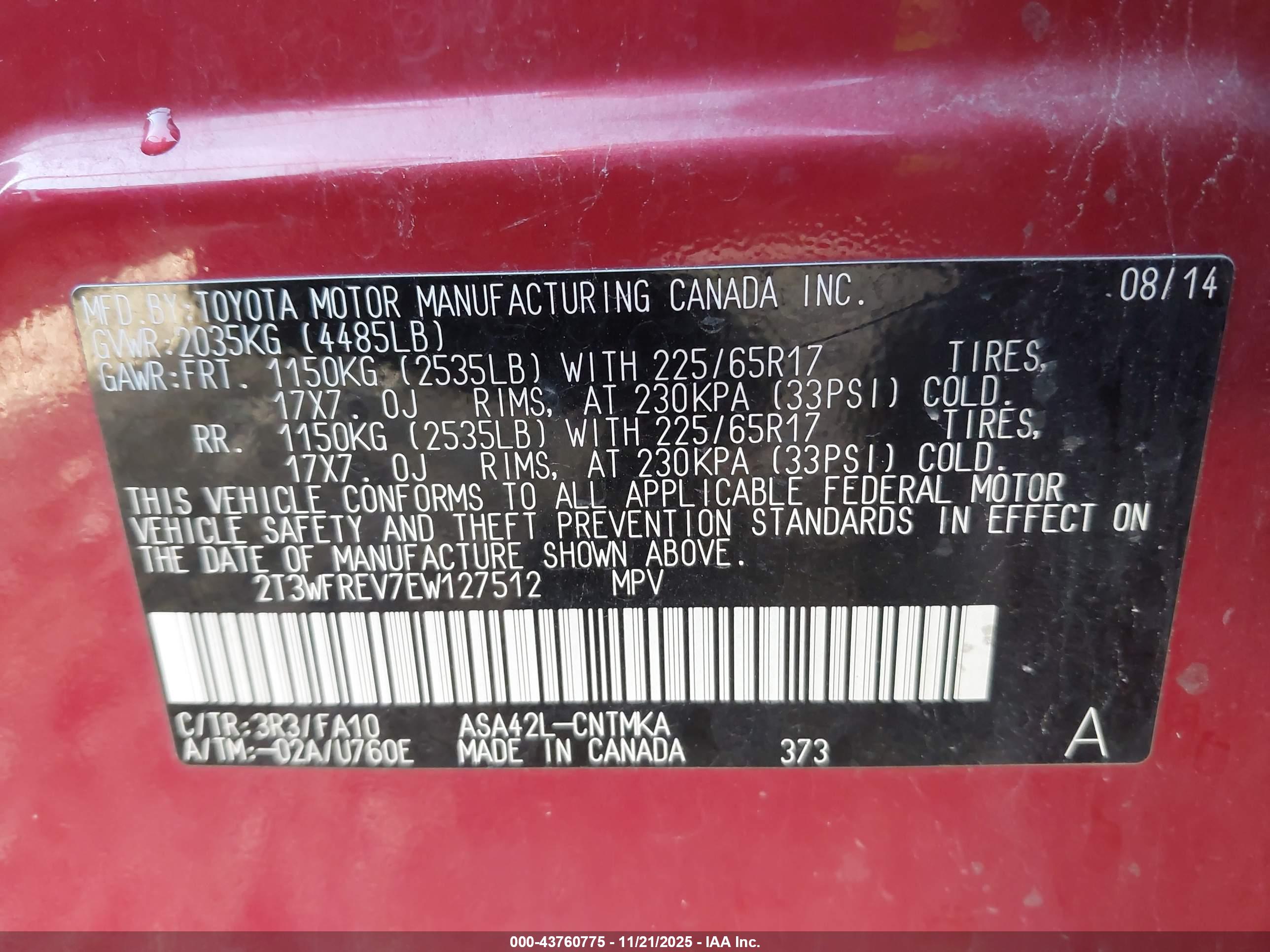 TOYOTA RAV4 image 9