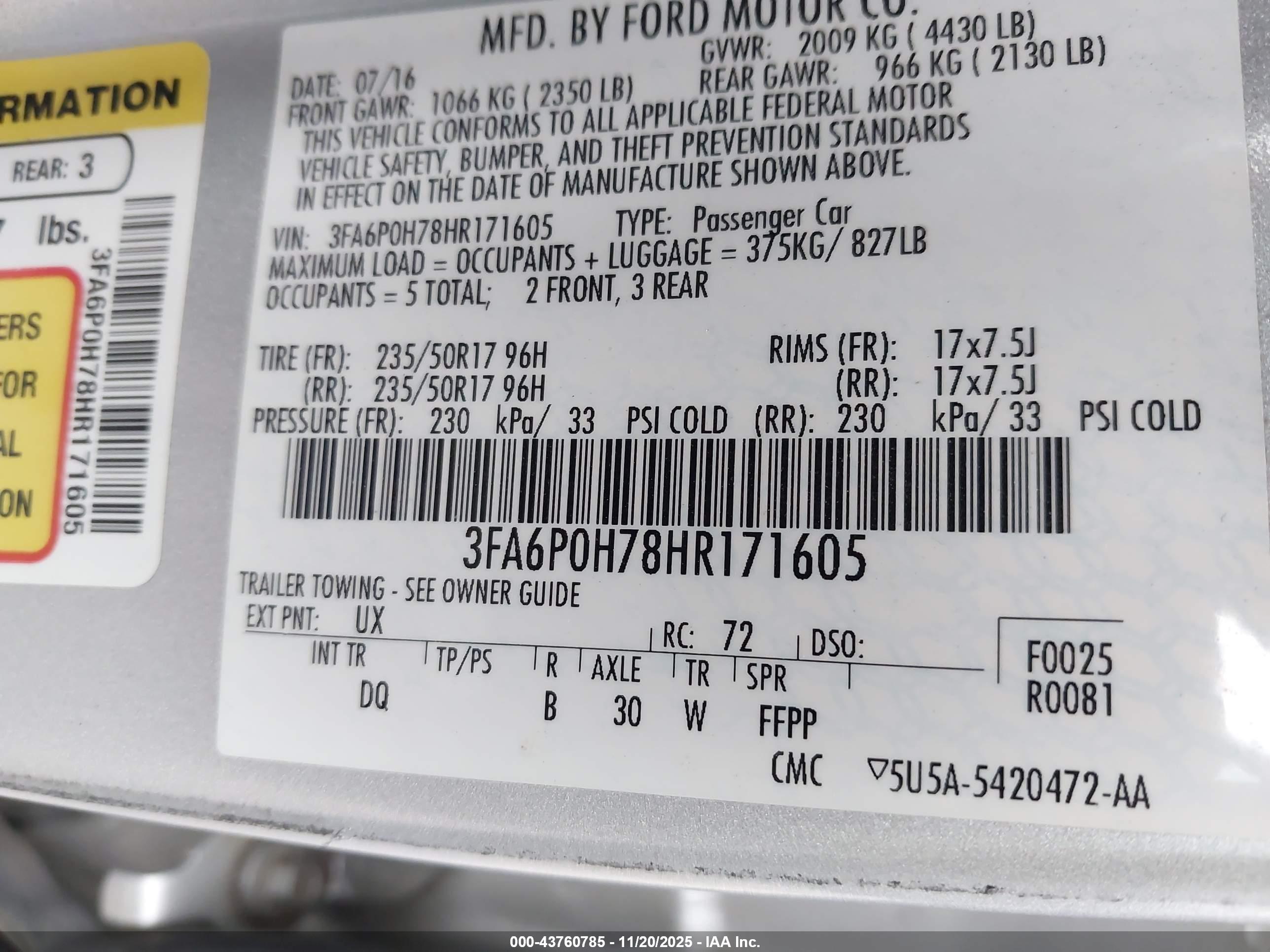 FORD FUSION image 9