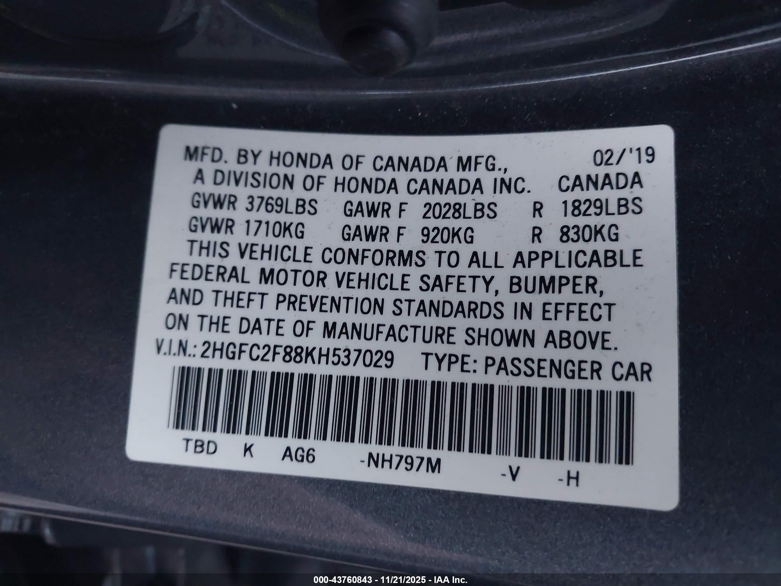 HONDA CIVIC image 9