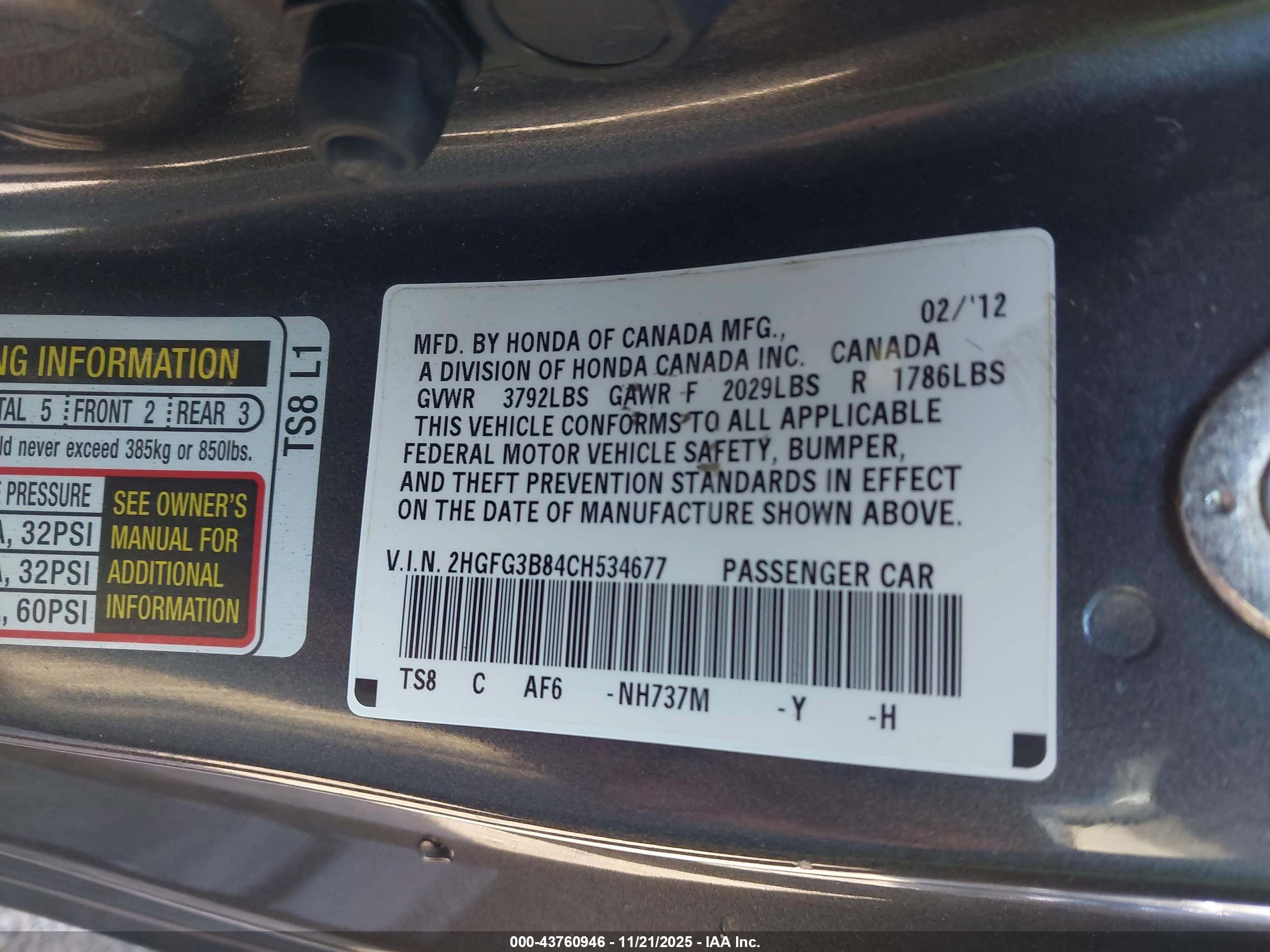 HONDA CIVIC image 9