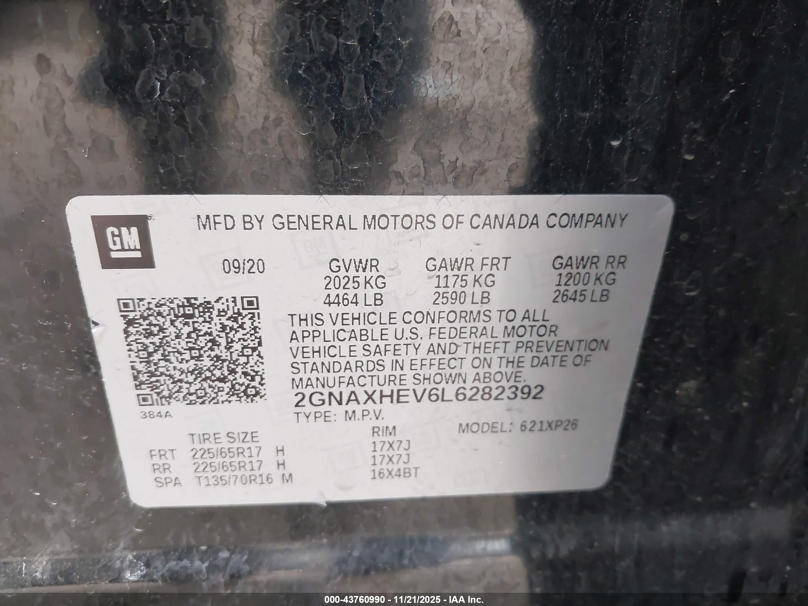 CHEVROLET EQUINOX image 9