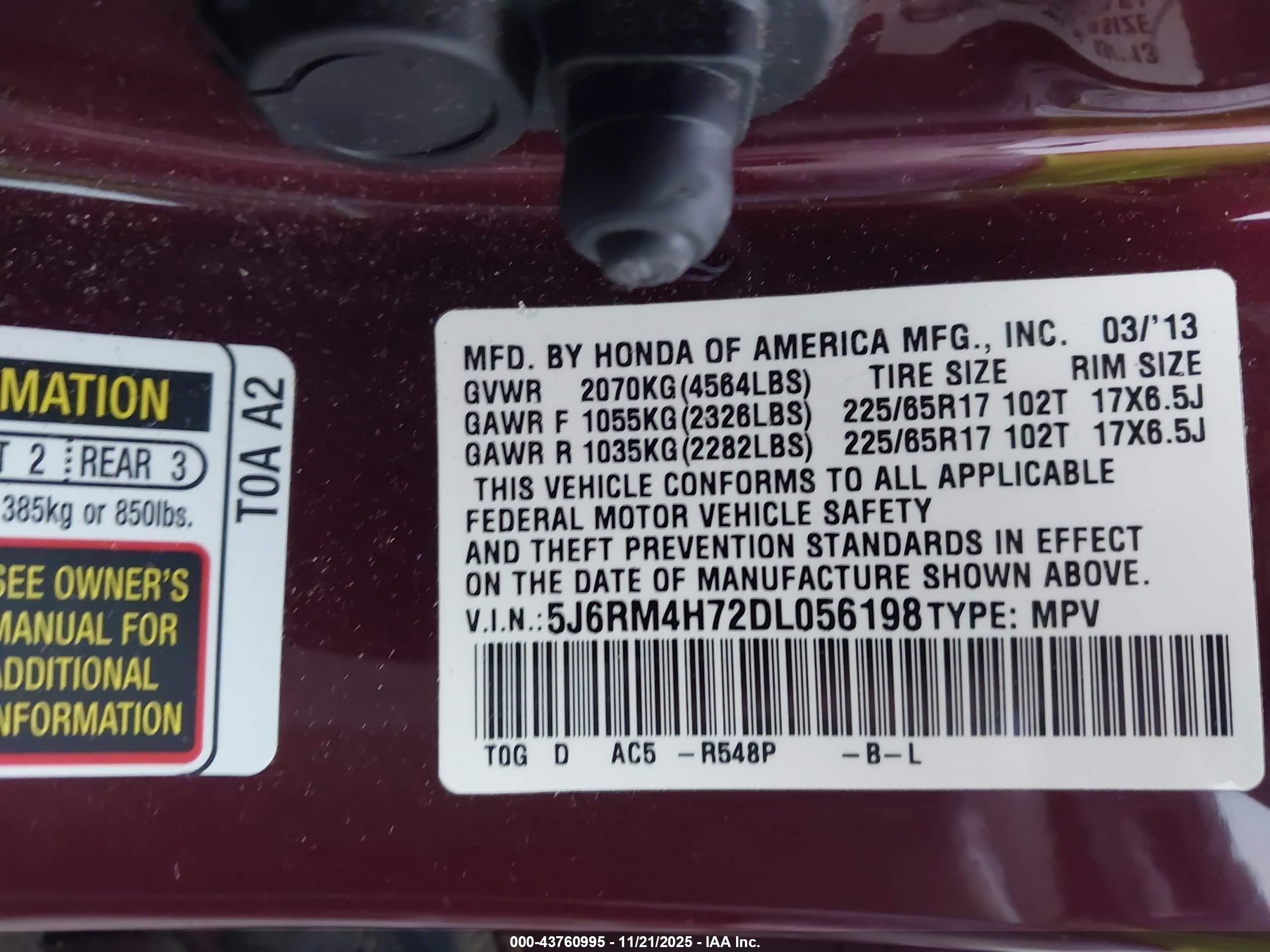 HONDA CR-V image 9