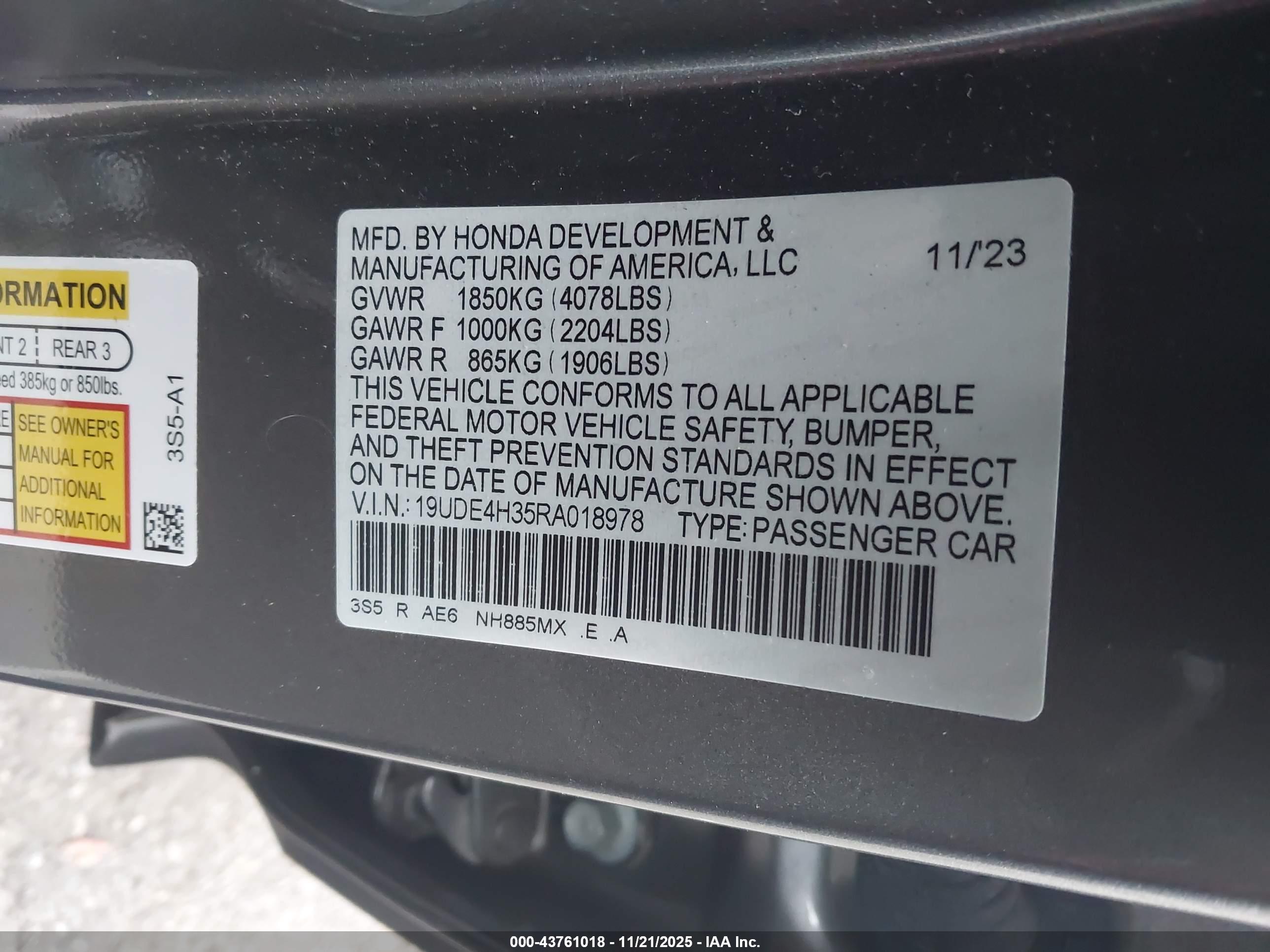 ACURA INTEGRA image 9