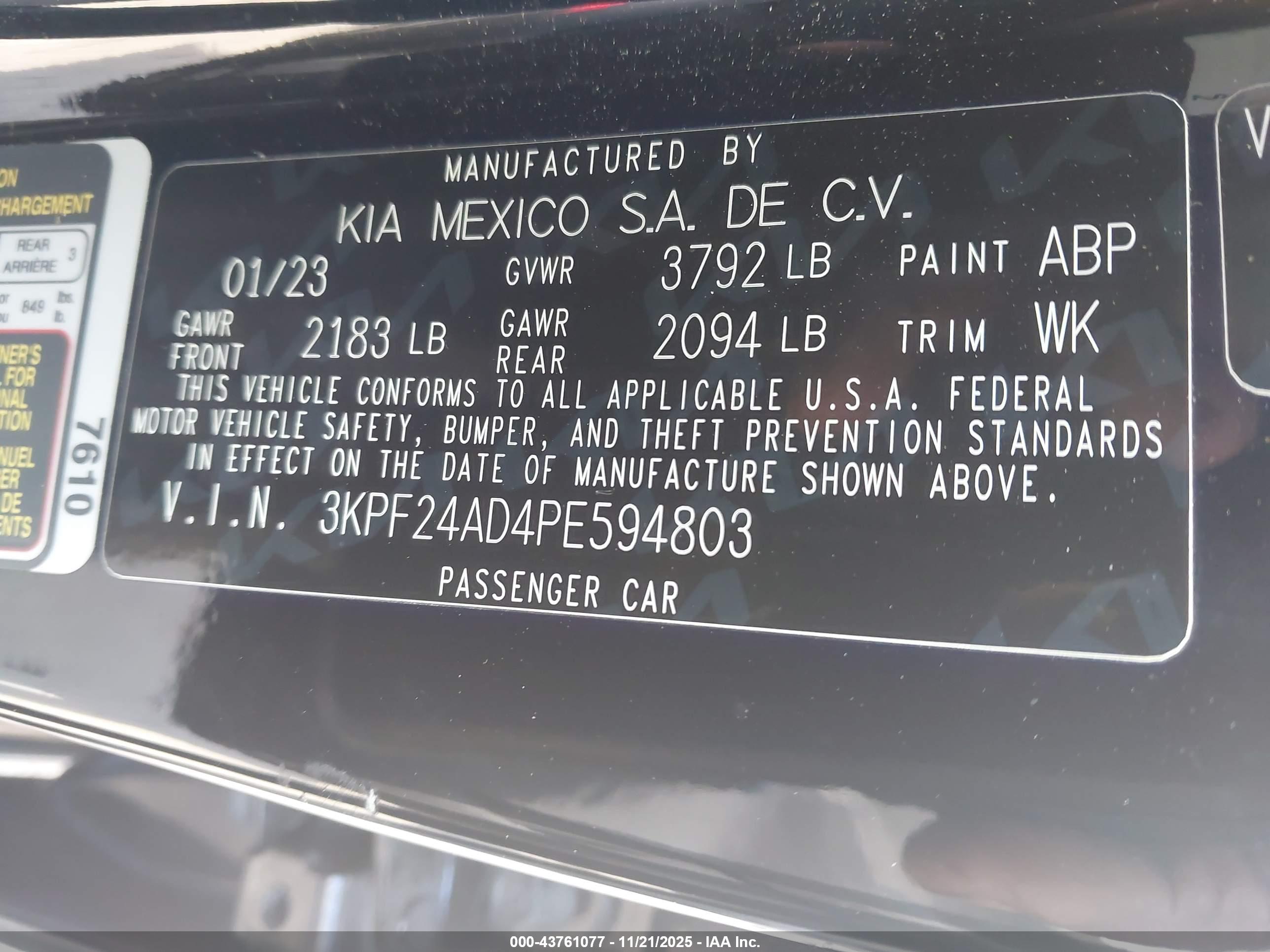 KIA FORTE image 9