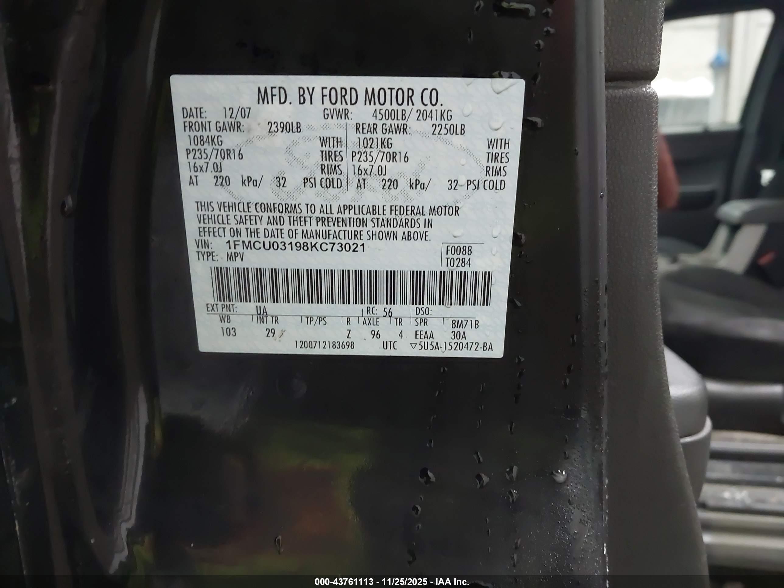 FORD ESCAPE image 9