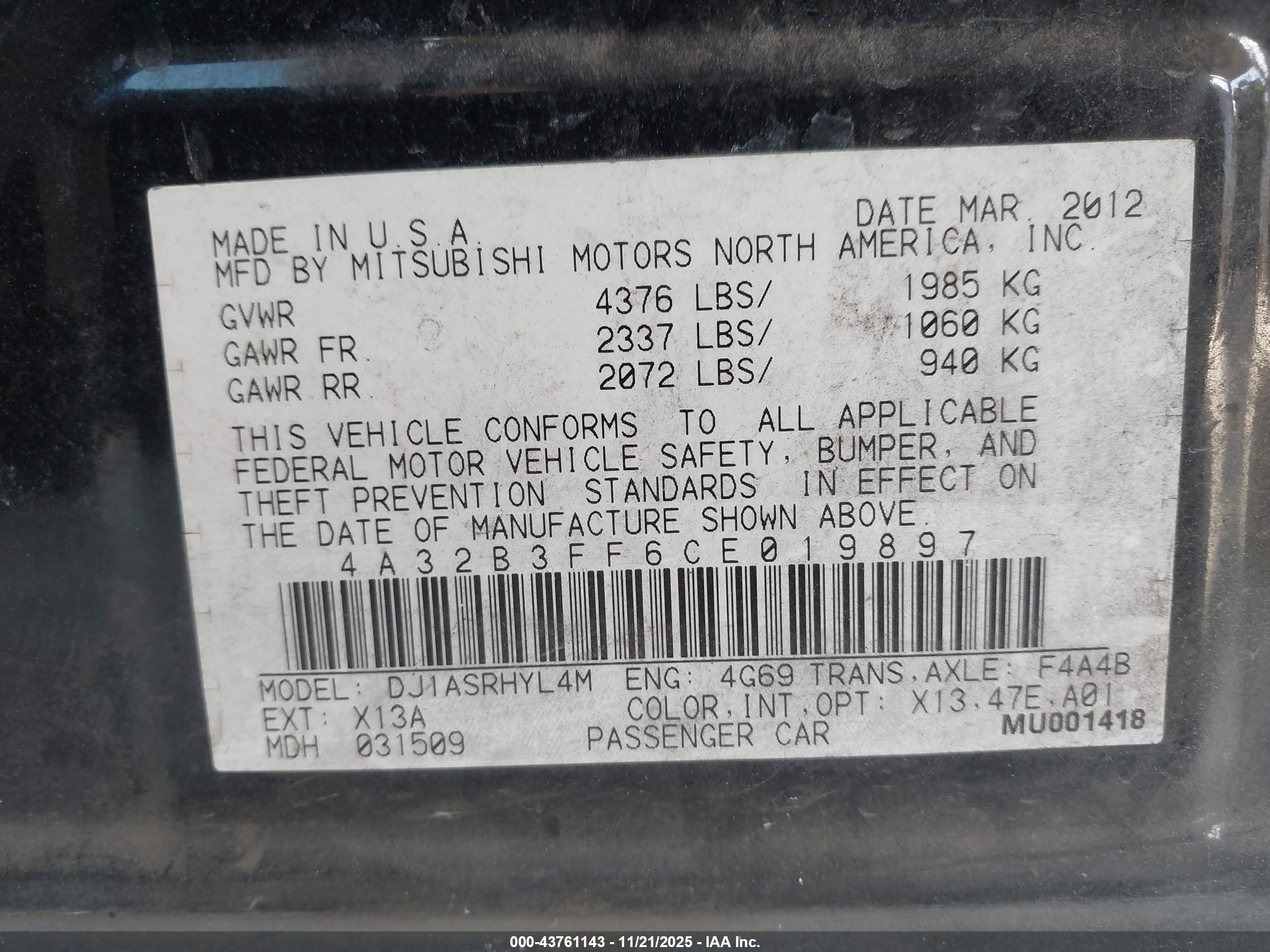 MITSUBISHI GALANT image 9