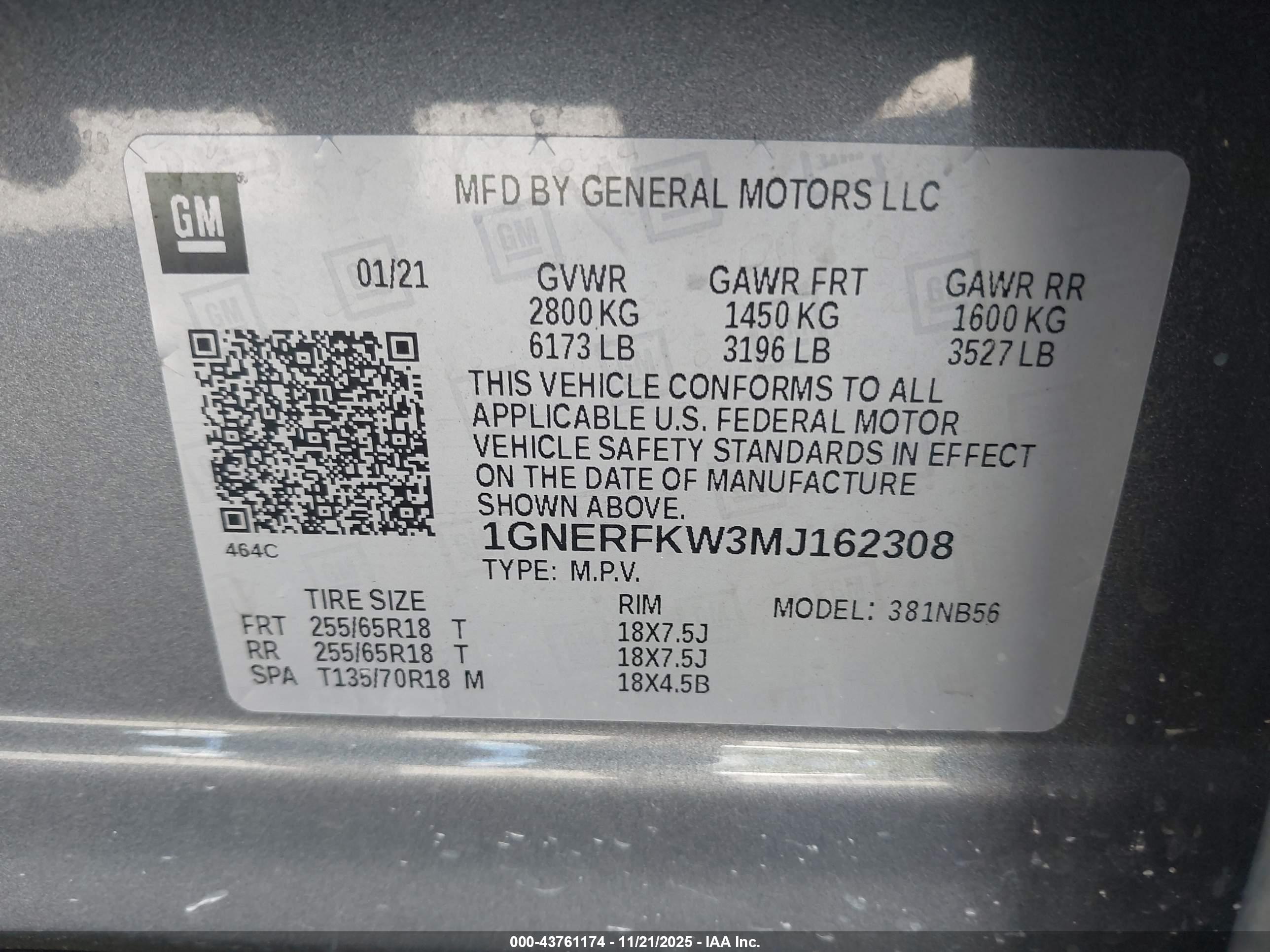 CHEVROLET TRAVERSE image 9