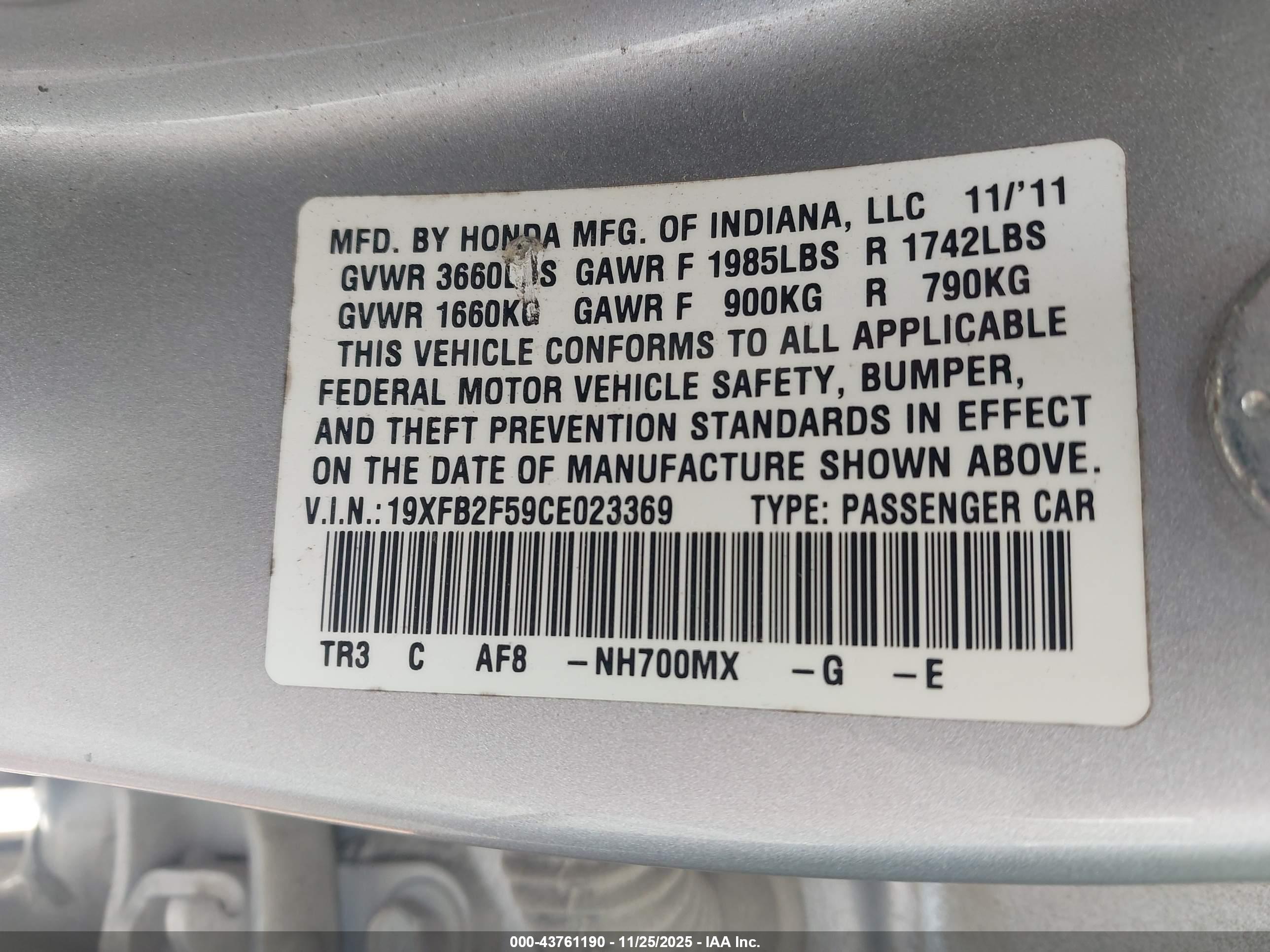 HONDA CIVIC image 9