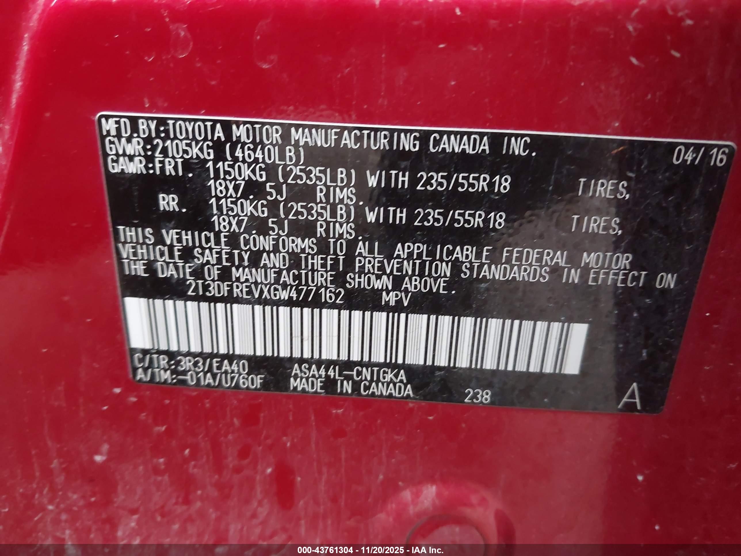 TOYOTA RAV4 image 9