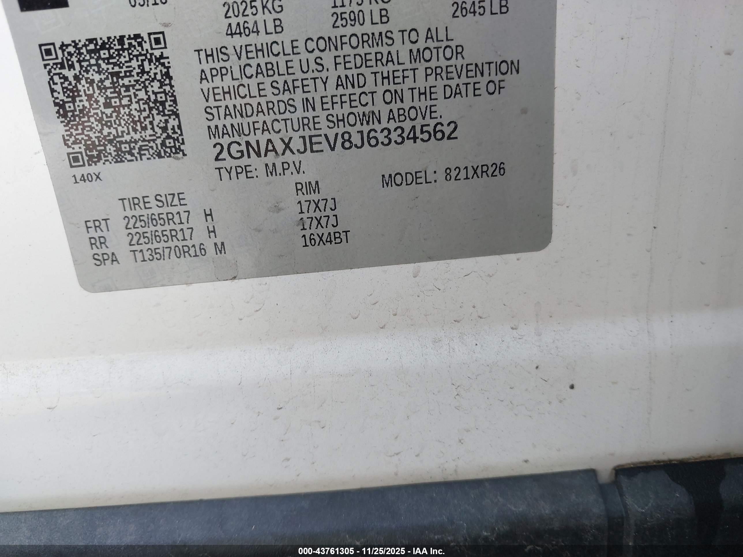CHEVROLET EQUINOX image 9