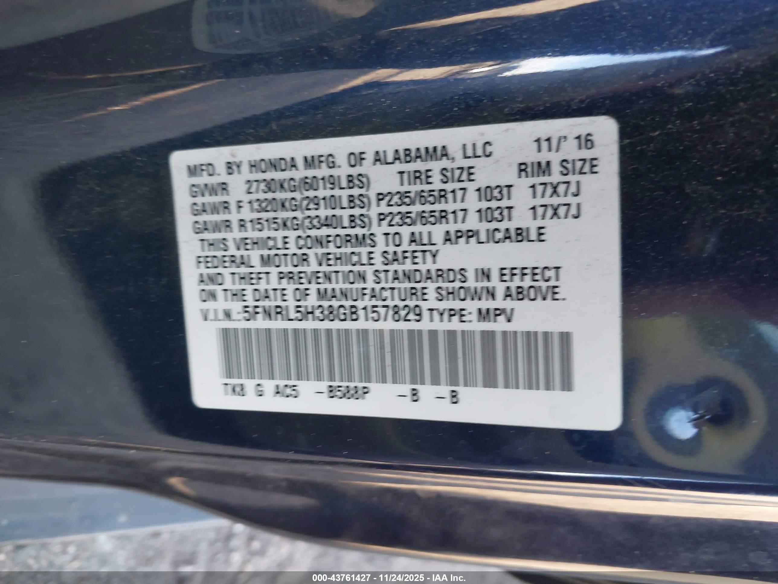 HONDA ODYSSEY image 9