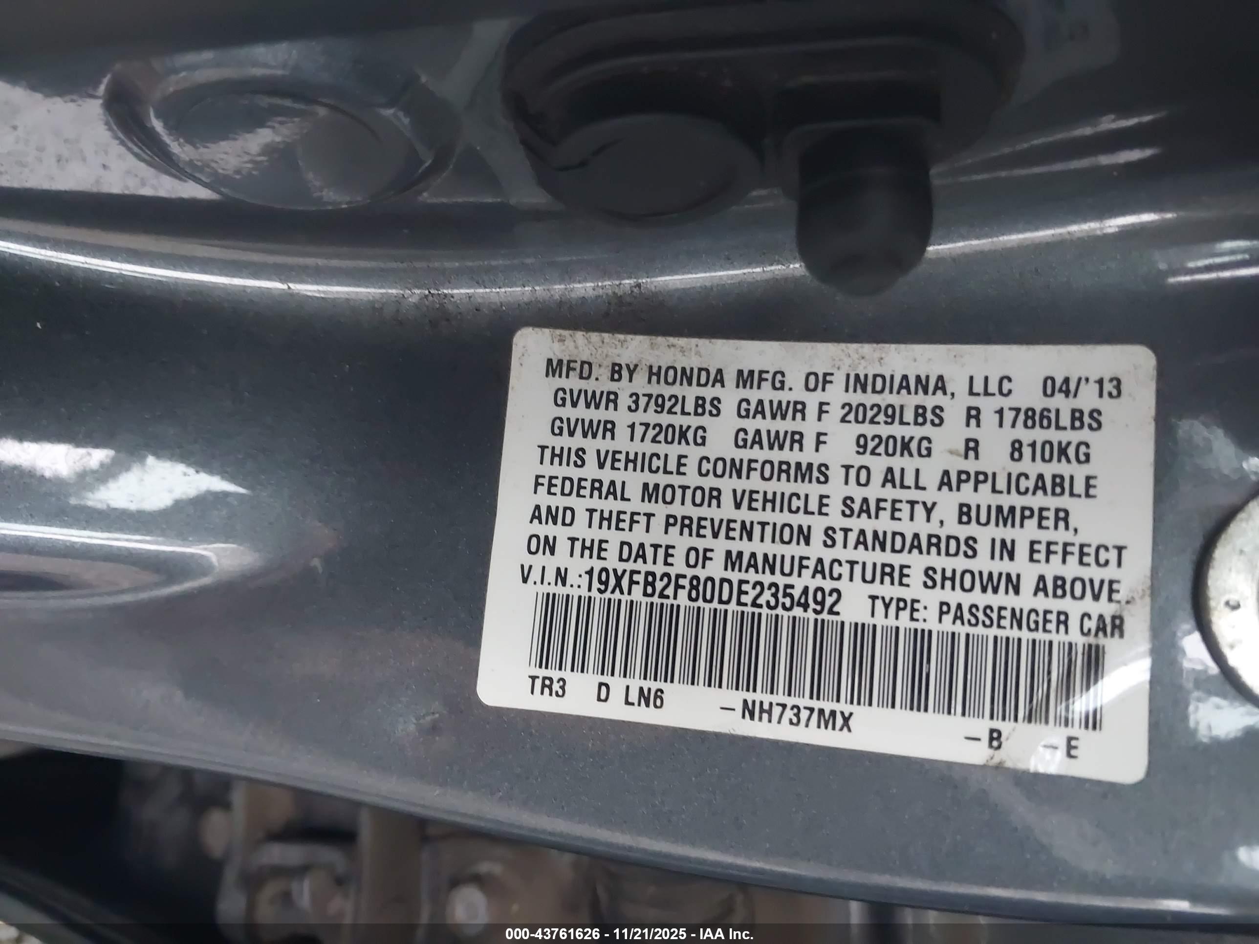 HONDA CIVIC image 9
