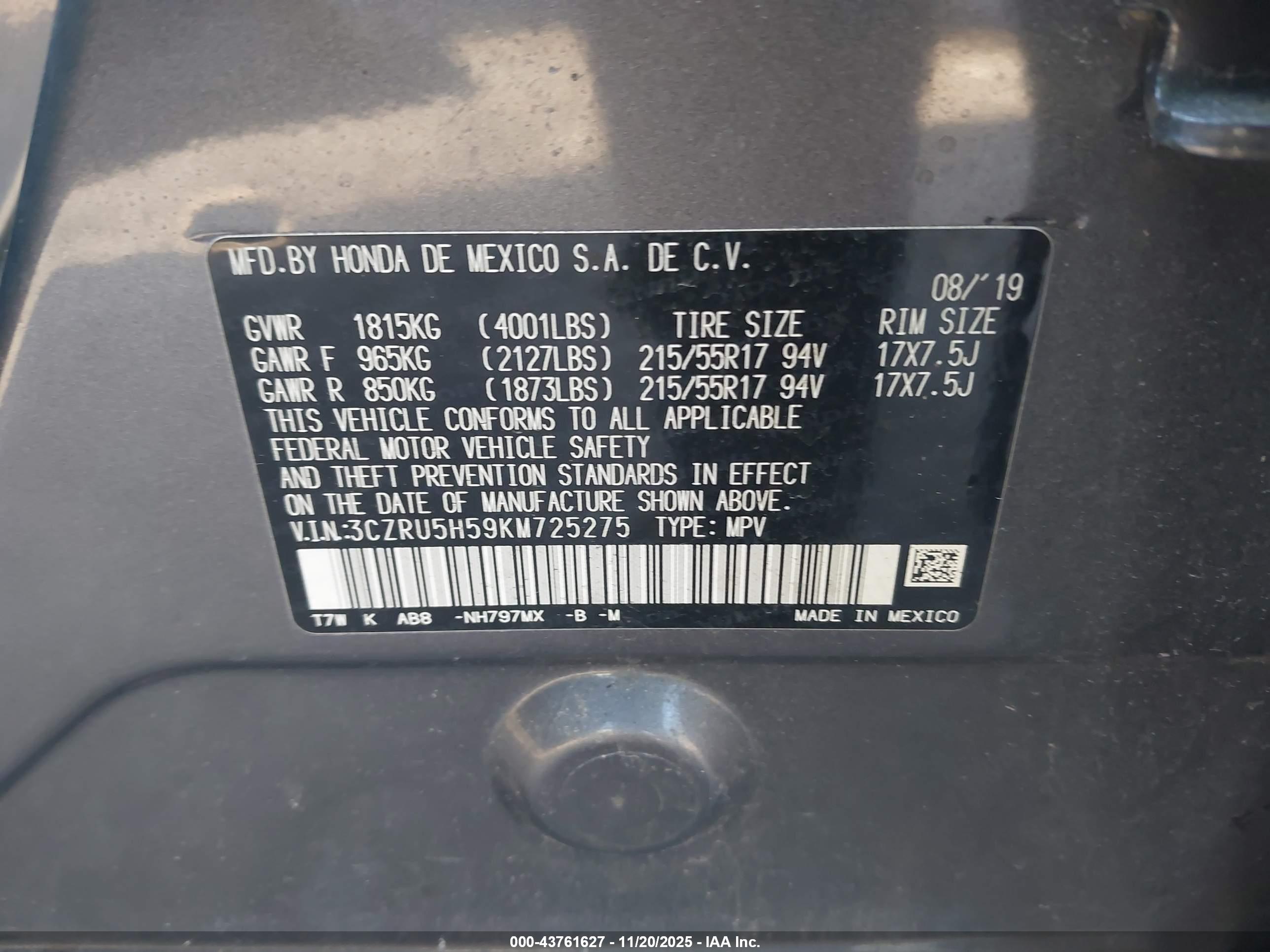 HONDA HR-V image 9