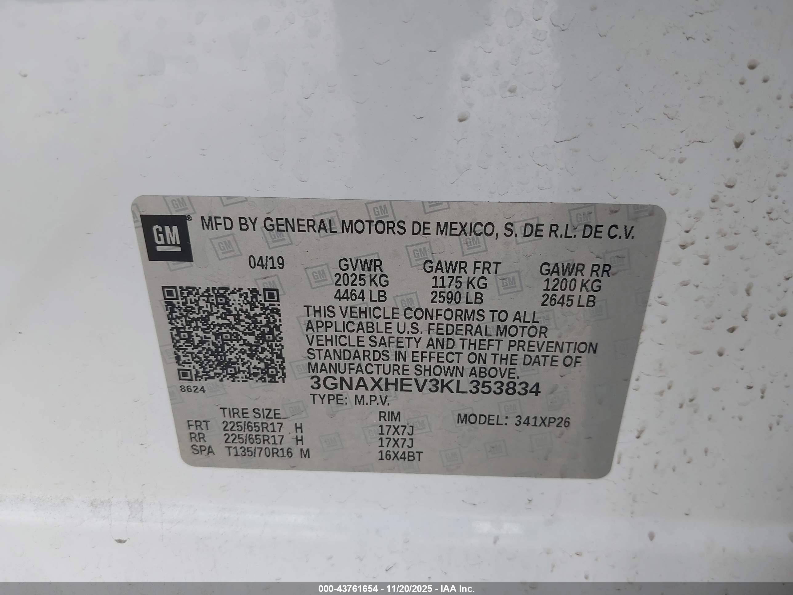 CHEVROLET EQUINOX image 9