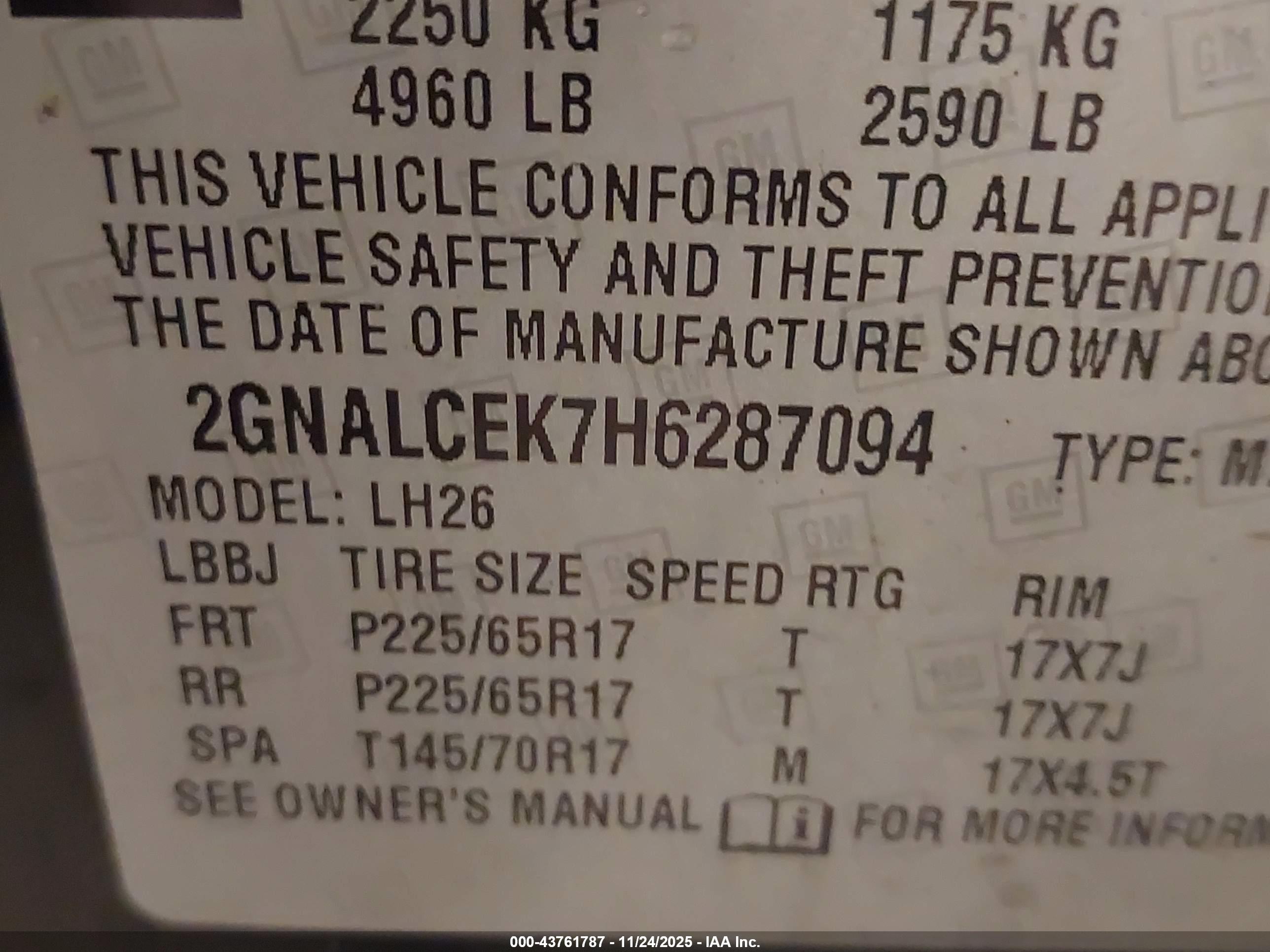CHEVROLET EQUINOX image 9